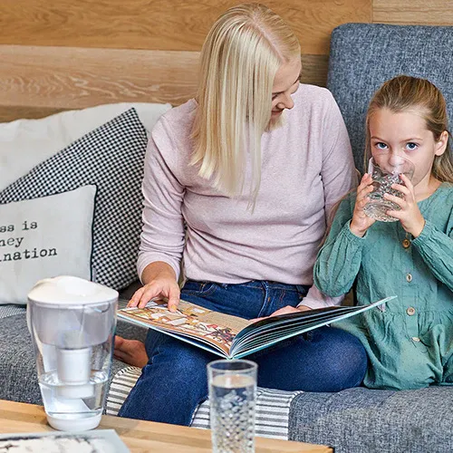 PEARLCO 235026 Glas-Wasserfilter – 2 Liter – Anthrazit