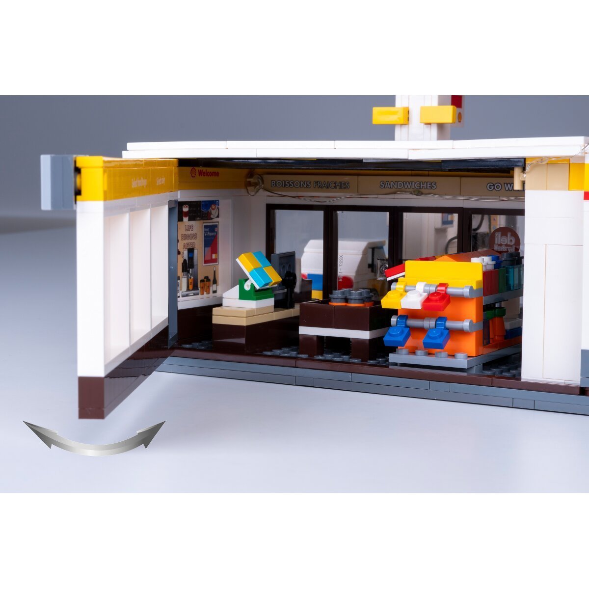 JAMARA CaDA Shell Tankstelle mit Shop und Waschanlage 1:30 Bricks ab 14 Jahren JAMARA CaDA Shell Tankstelle mit Shop und Waschanlage 1:30 Bricks ab 14 Jahren