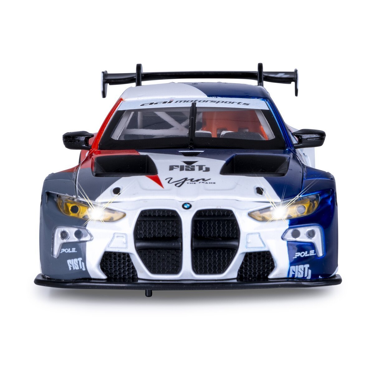 JAMARA BMW M4 GT3 Diecast 1:24 weiß inkl. Knopfzellen ab 3 Jahren