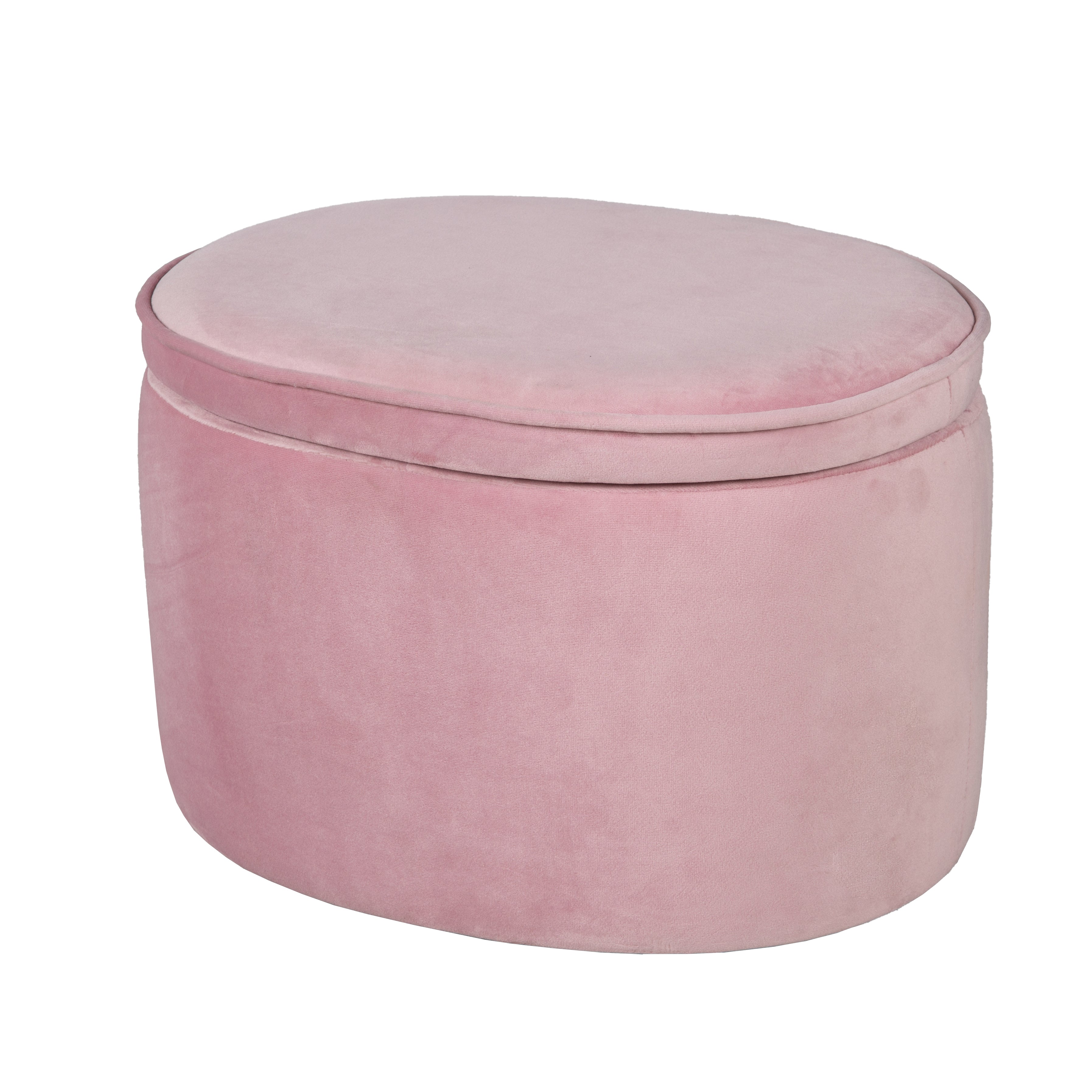 Roba 450140MA Kinderhocker oval mit Aufbewahrung mauve – Spielmöbel - Bild 4 Roba 450140MA Kinderhocker oval mit Aufbewahrung mauve – Spielmöbel - Produktbild 4
