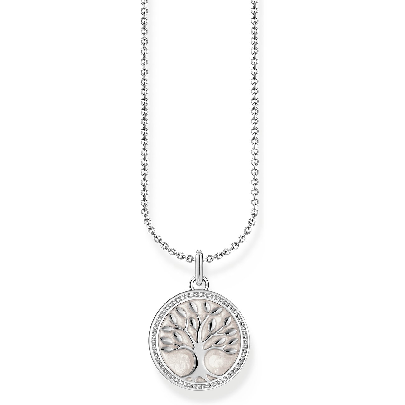 Thomas, Sabo, Kette, Mit, Anhänger, Tree, Of, Love, Länge, 45, Cm, Silber, KE2220-007-21-L45V