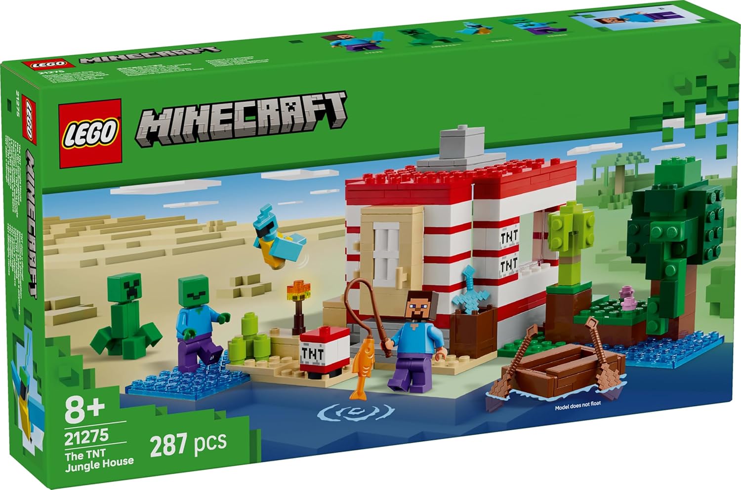 LEGO® Minecraft™  21275 Das TNT Dschungelhaus Spielzeug, Person