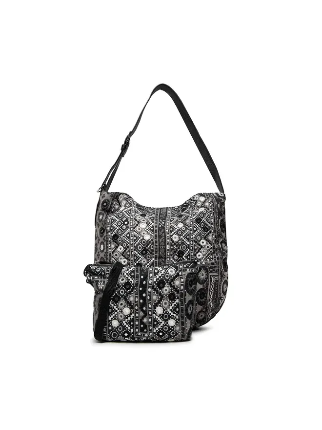 Desigual Damen Handtasche 22SAXA35 - Schwarz