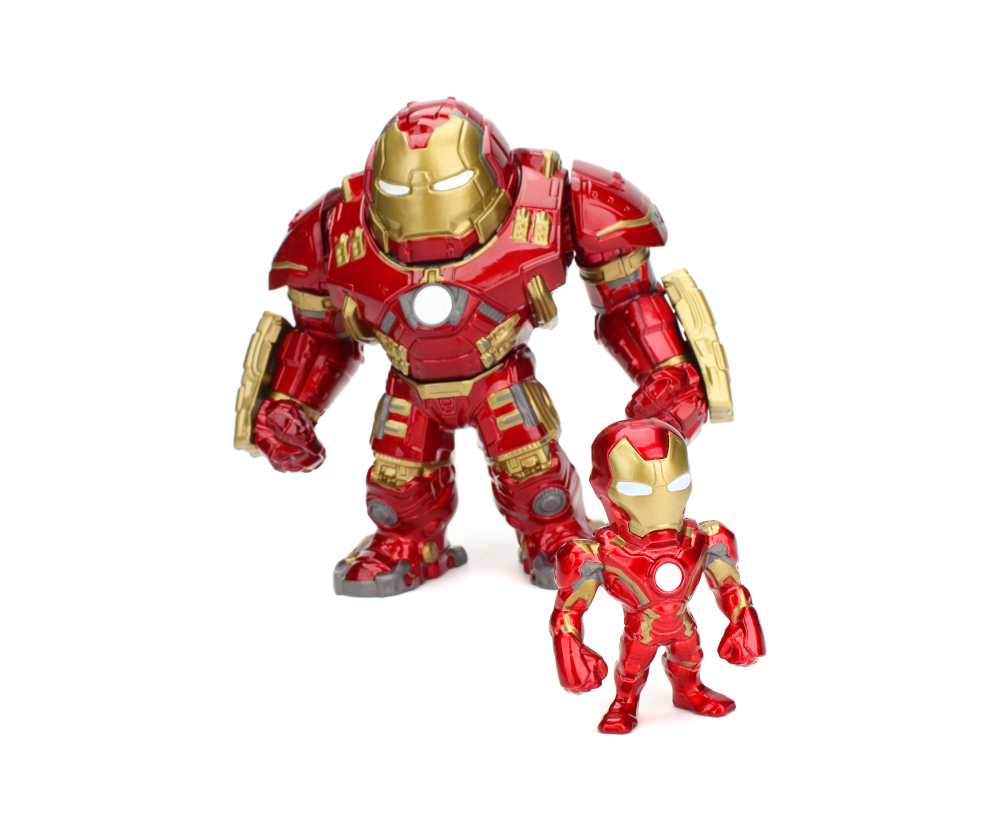 Jada Marvel Fig. 6,5" Hulkbuster+2,5" Ironman