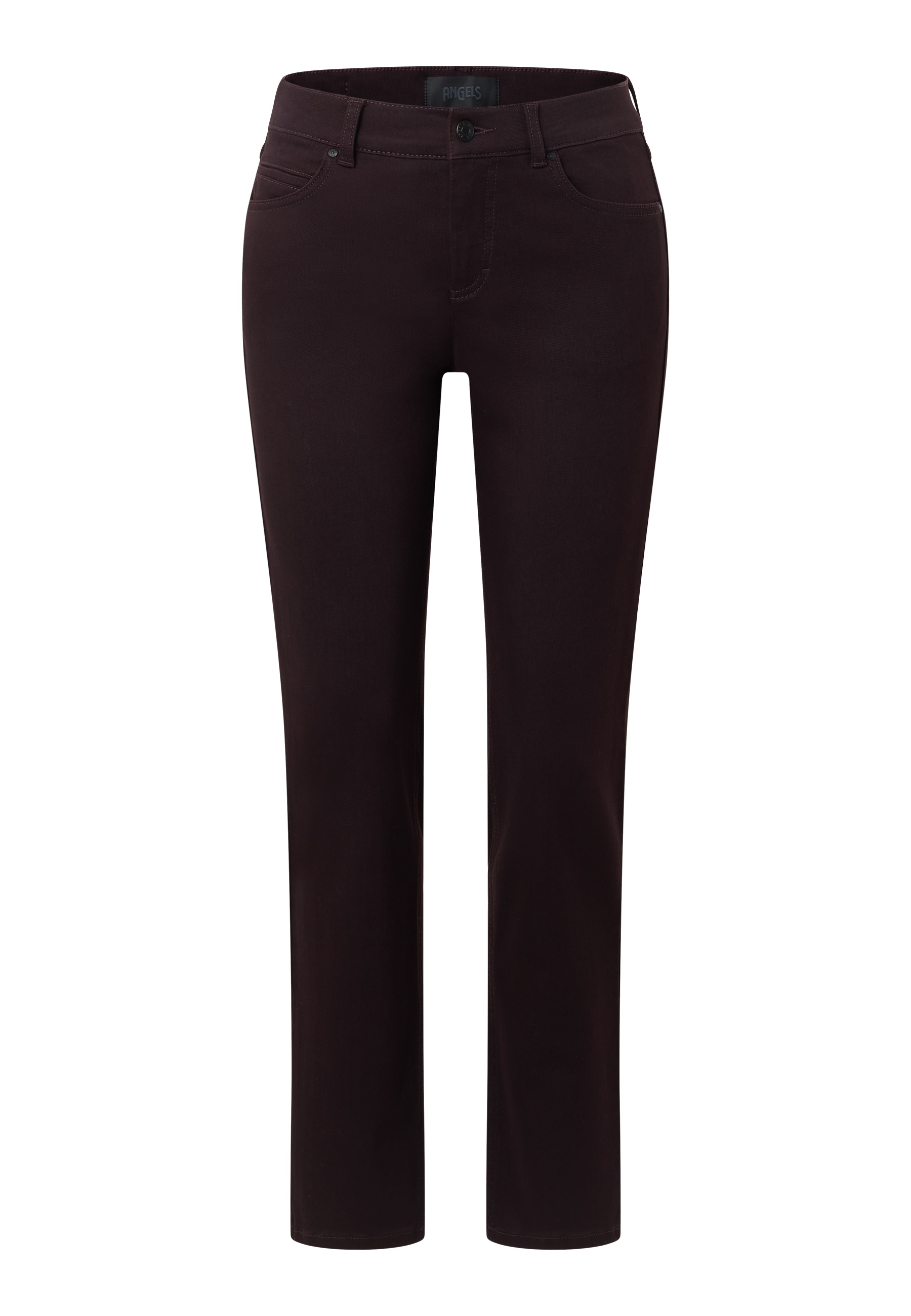 ANGELS 346340030R Damen Jeans Cici Slim Fit - Bordeaux - 2