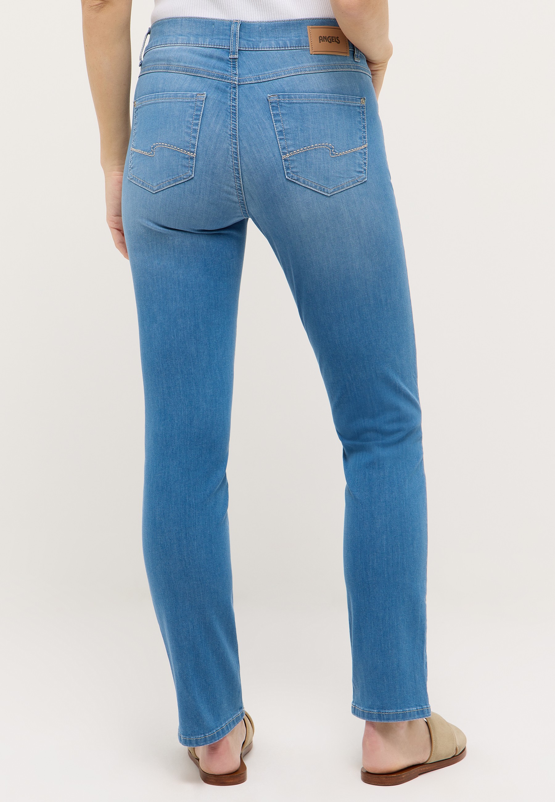 ANGELS 332340030 Damen Jeans Cici Slim Fit - Hellblau - 5