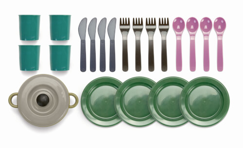 Dantoy 2681 Green Bean Essservice im Netz - 22-teiliges Geschirrset für Kinder Dantoy 2681 Green Bean Essservice im Netz - 22-teiliges Geschirrset für Kinder