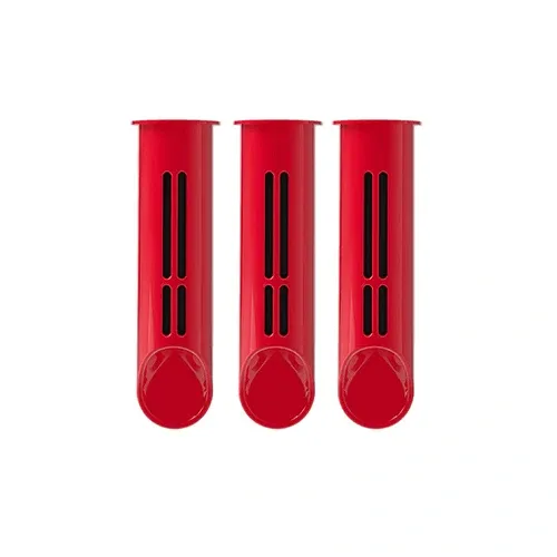 PEARLCO 221272 Kartuschen für Trinkflaschen 3 St. Rot
