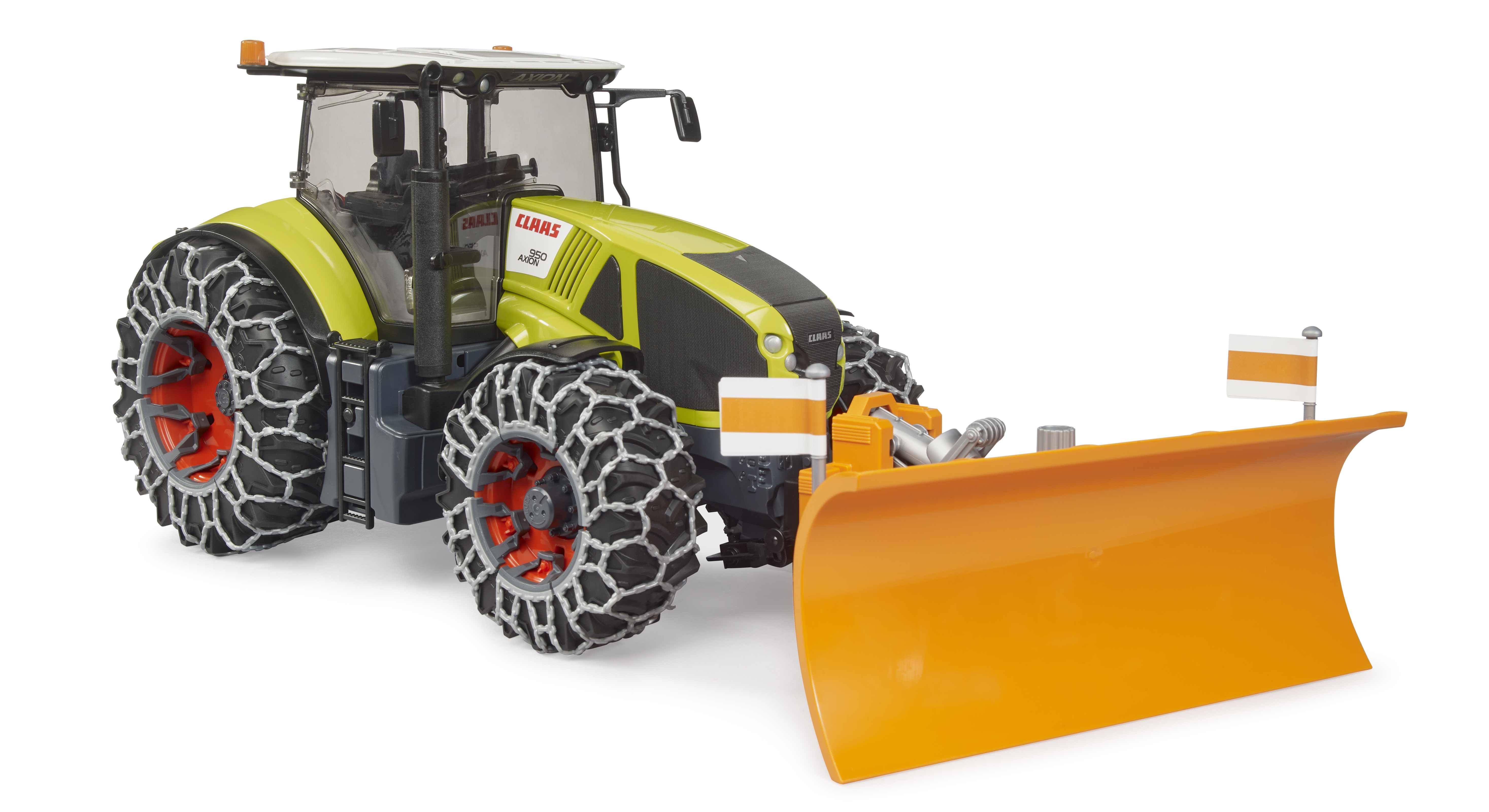 BRUDER 03018 - Claas Axion 950 mit Schneeketten und Räumschild - Bild 2 BRUDER 03018 - Claas Axion 950 mit Schneeketten und Räumschild - Bild 2