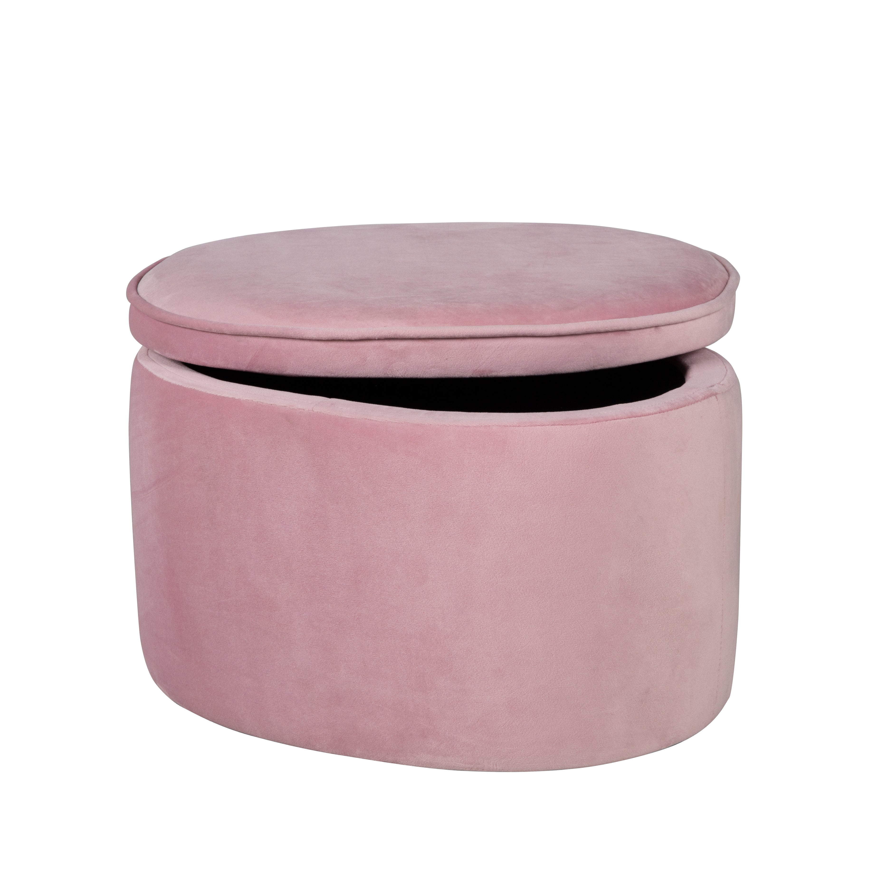 Roba 450140MA Kinderhocker oval mit Aufbewahrung mauve – Spielmöbel - Bild 1 Roba 450140MA Kinderhocker oval mit Aufbewahrung mauve – Spielmöbel - mauve - Spielmöbel - Produktbild 1