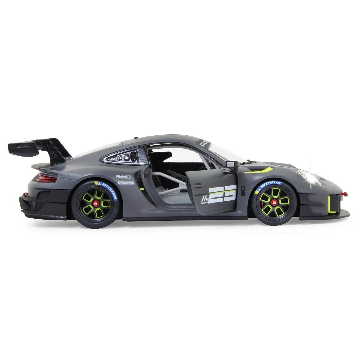 JAMARA Porsche 911 GT2 RS Clubsport 25 1:14 grau 2,4GHz Tür manuell ab 6 Jahren