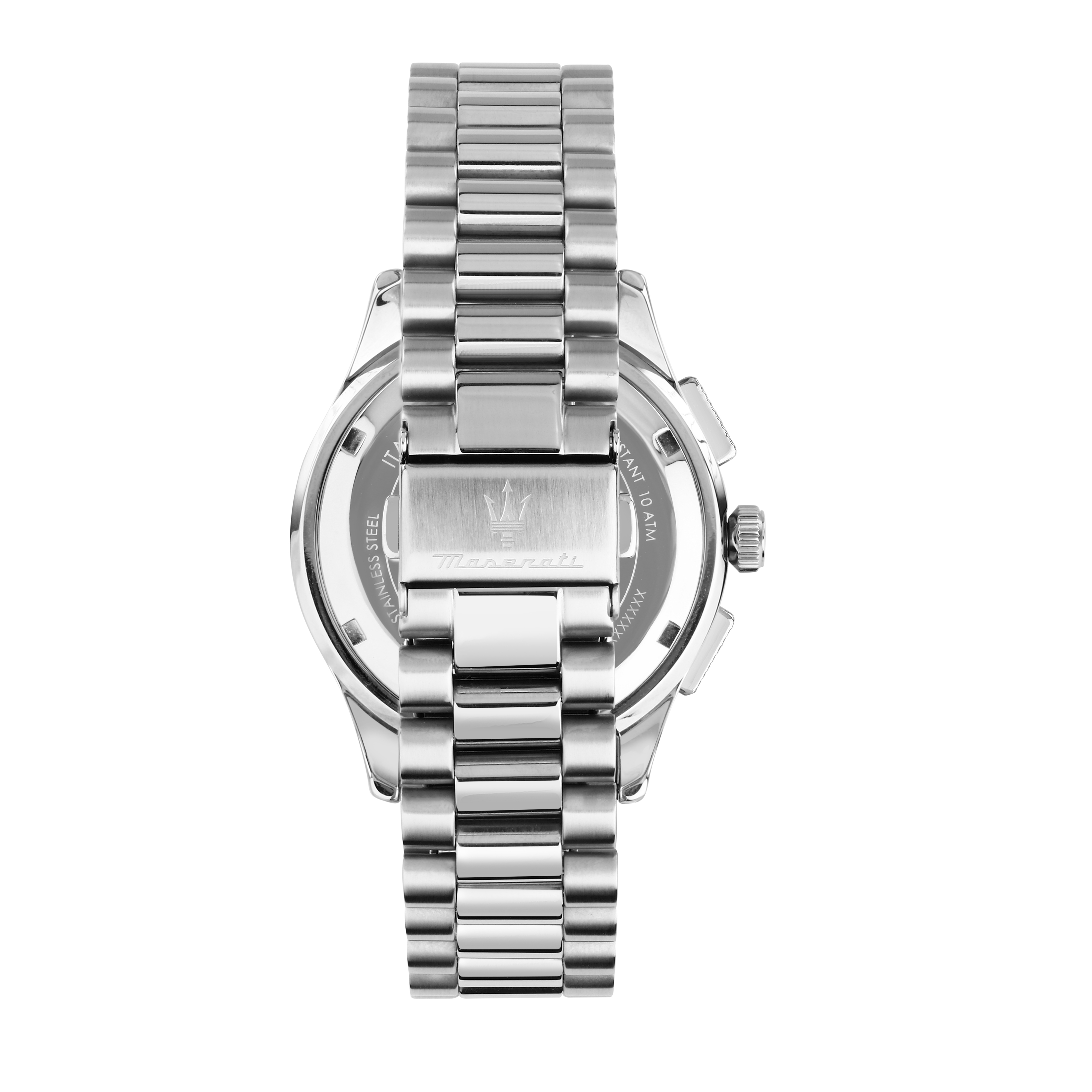 Maserati Sorpasso Herrenuhr Chronograph 42mm Silber