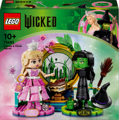 LEGO, Wicked, Elphaba, und, Glinda, 75682, Figur, Erwachsener, Weiblich, Person, Frau LEGO Wicked Elphaba und Glinda 75682