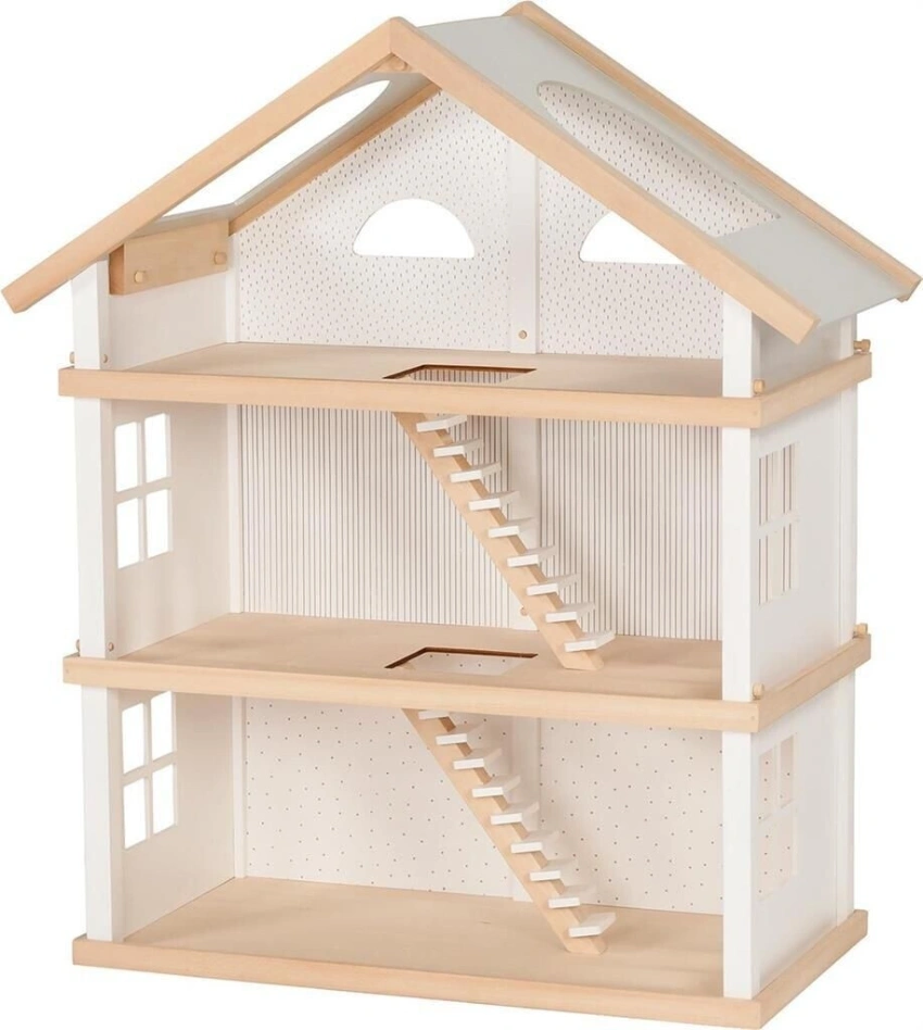goki Puppenhaus „Modern Living“ - 3 Etagen, großes Holzhaus ab 3 Jahren goki Puppenhaus „Modern Living“ - 3 Etagen, großes Holzhaus ab 3 Jahren