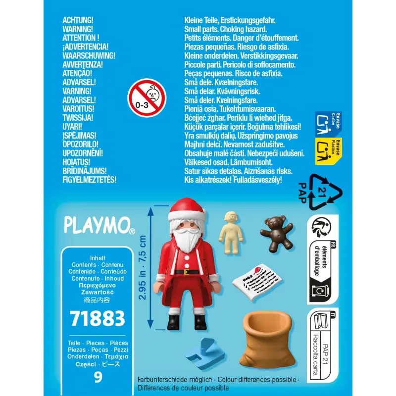 PLAYMOBIL 71883 Weihnachtsmann mit Wunschzettel Festlicher Spielspaß zur Weihnachtszeit PLAYMOBIL 71883 Weihnachtsmann mit Wunschzettel Festlicher Spielspaß zur Weihnachtszeit