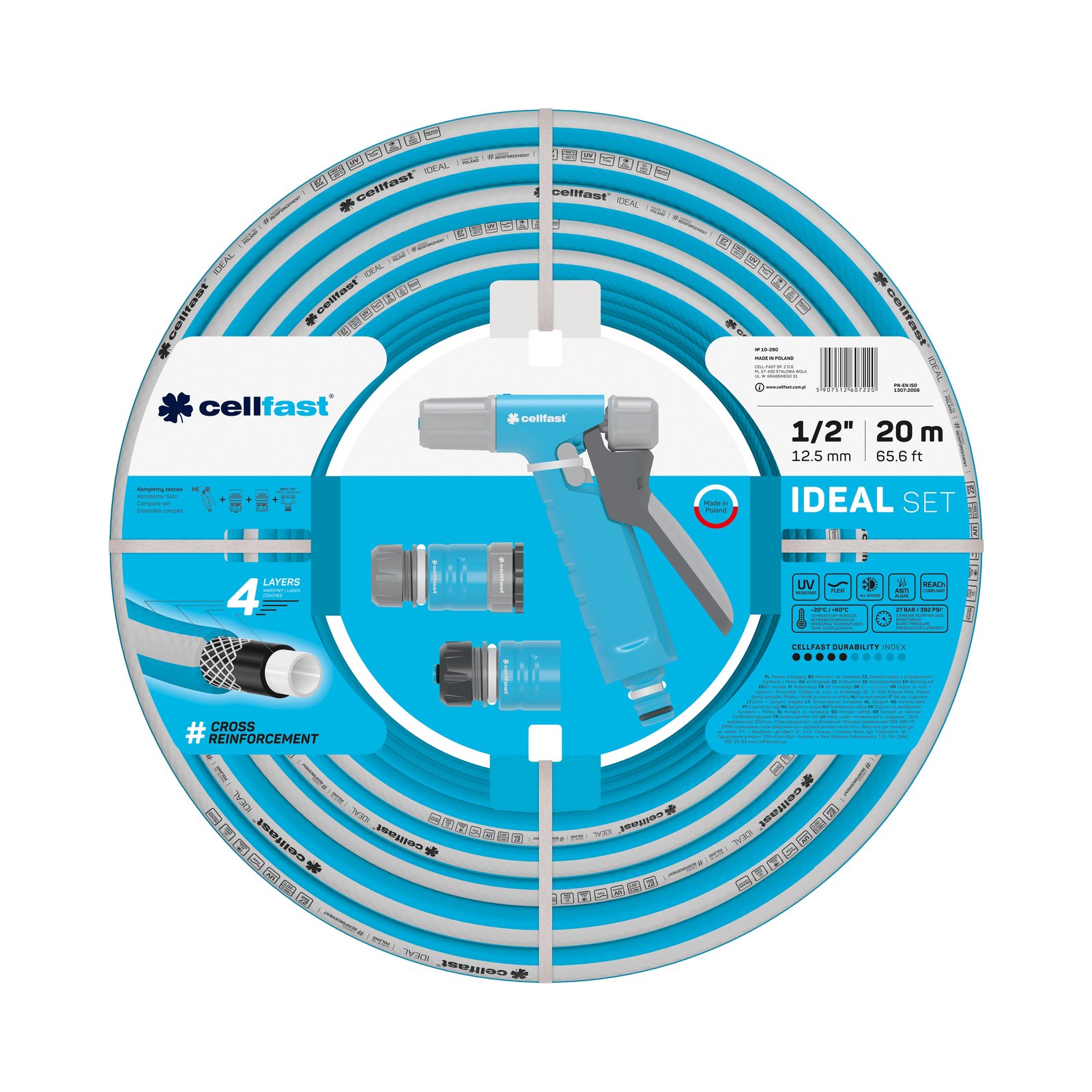 Cellfast Bewässerungssatz IDEAL 1/2" 20 m