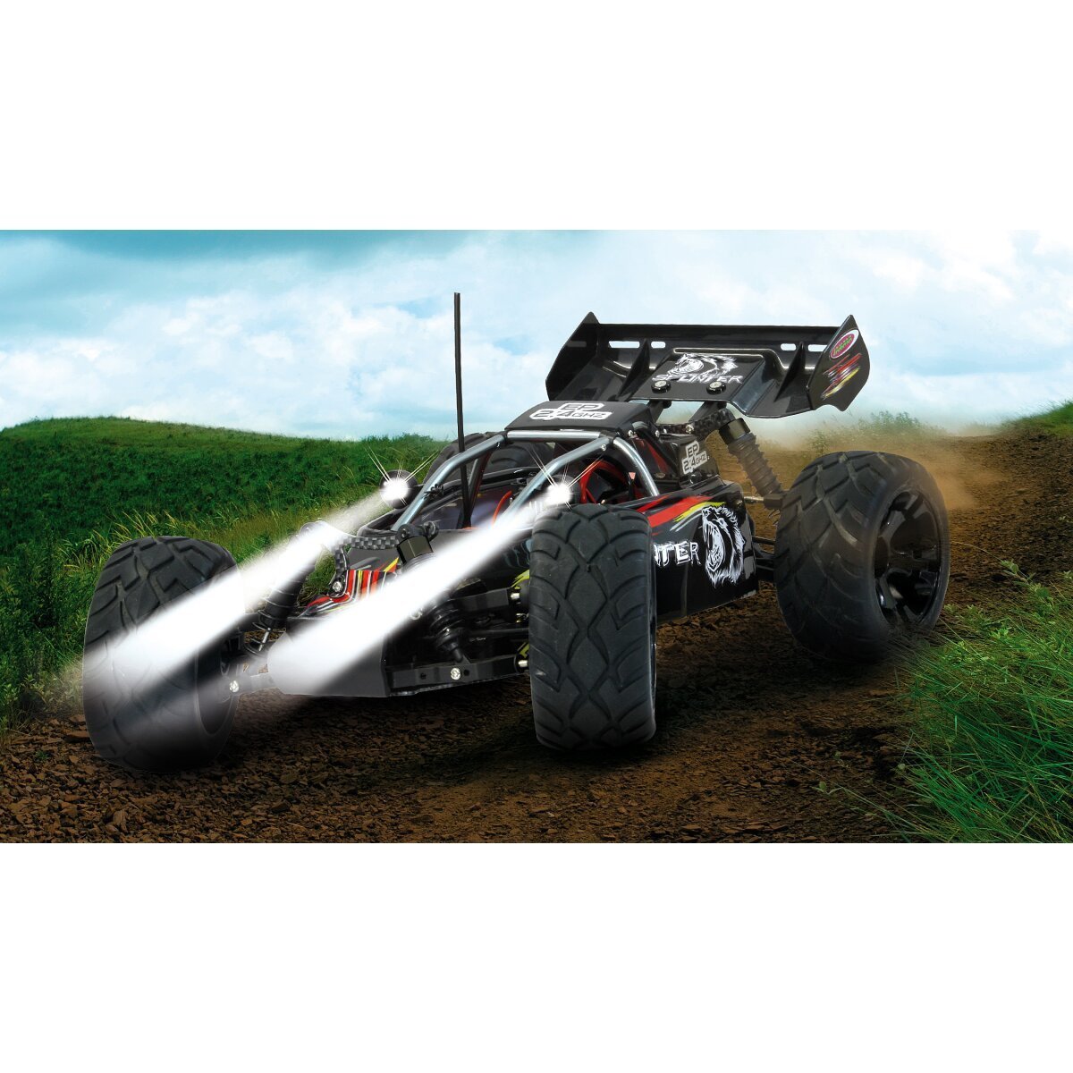 JAMARA Splinter Desertbuggy 4WD 1:10 NiMh 2,4GHz mit LED ab 14 Jahren
