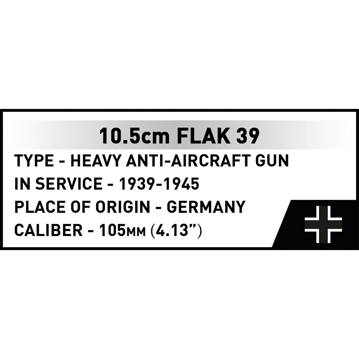 COBI 3142 - 10, 5 CM FLAK 39 - Bild 15 COBI 3142 - 10, 5 CM FLAK 39 - Bild 15