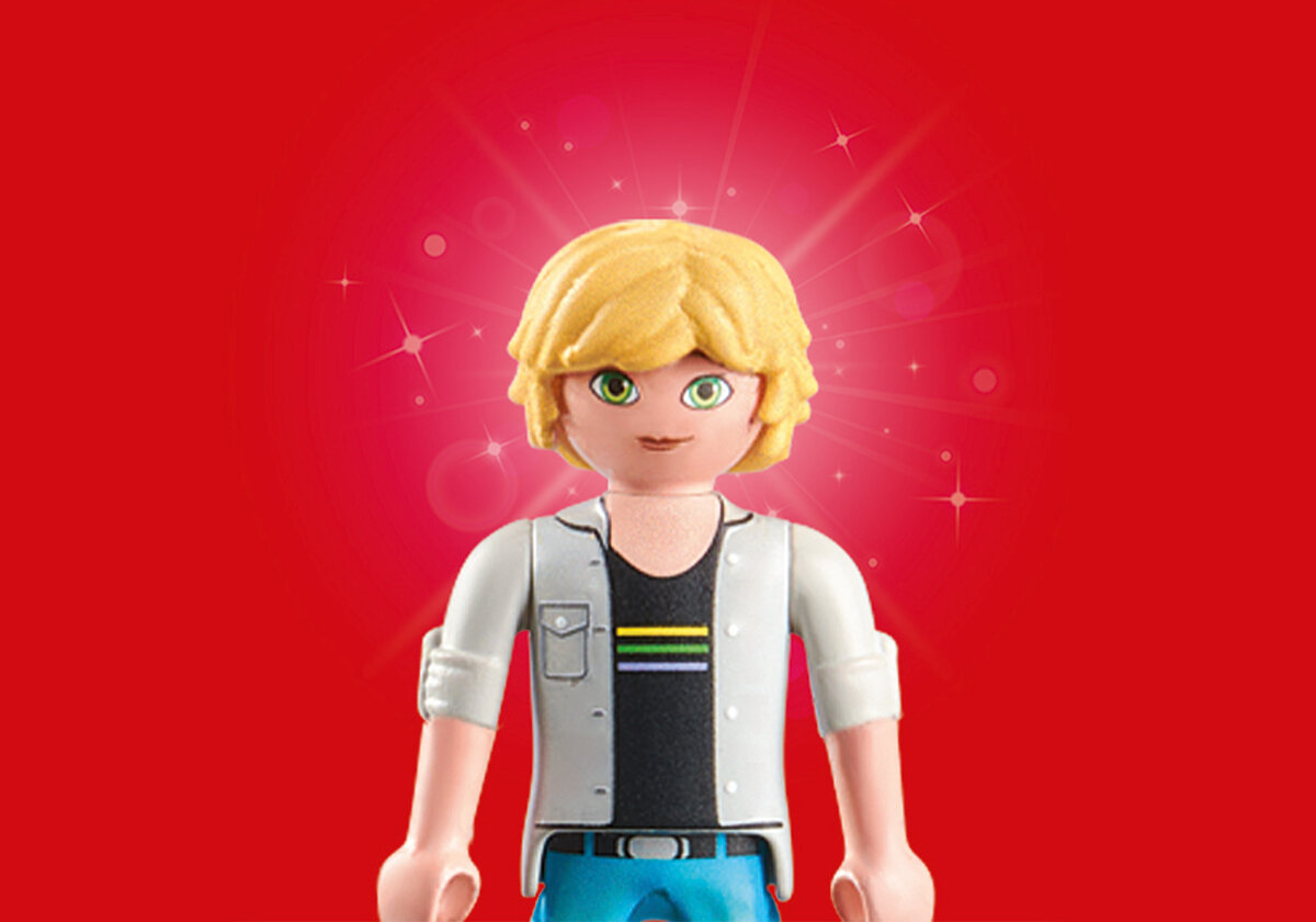 PLAYMOBIL 71337 Miraculous: Adrien & Cat Noir Person, Puppe, Spielzeug, Gesicht, Figur