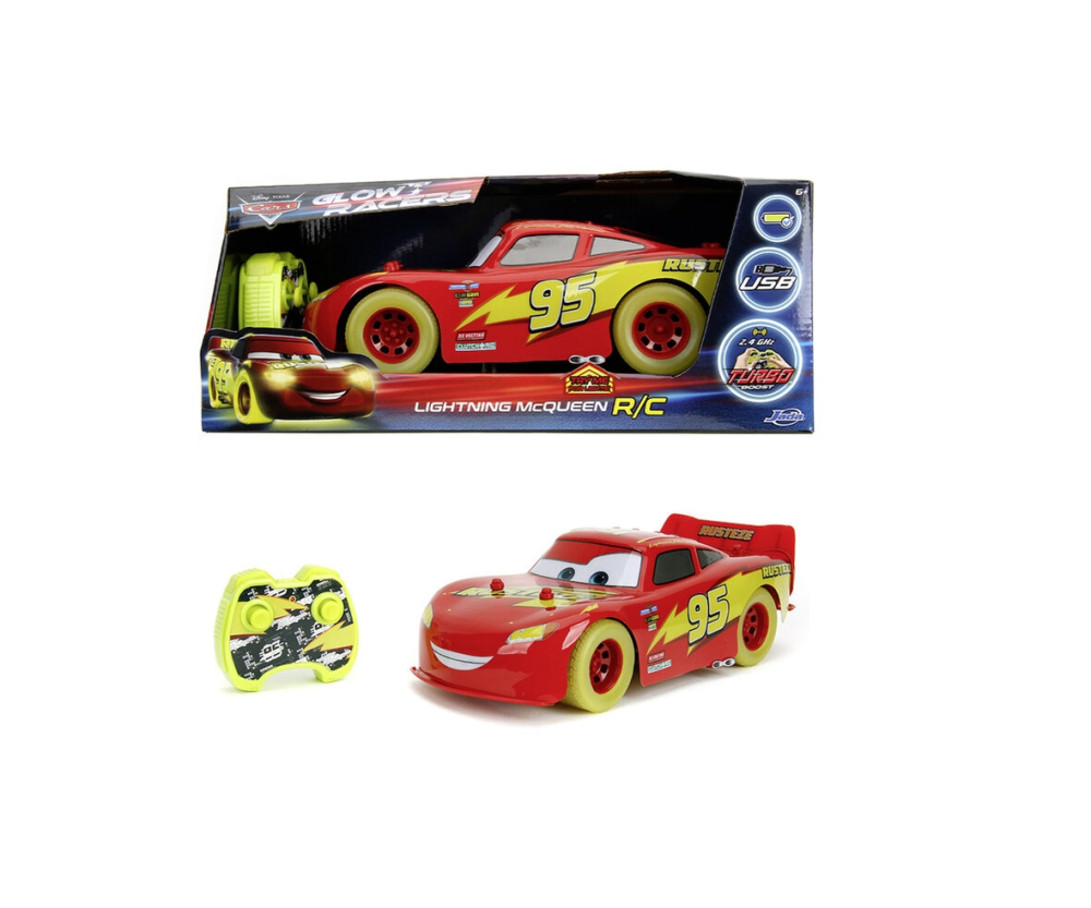 Jada RC Lightning McQueen Glow Racers 1:14