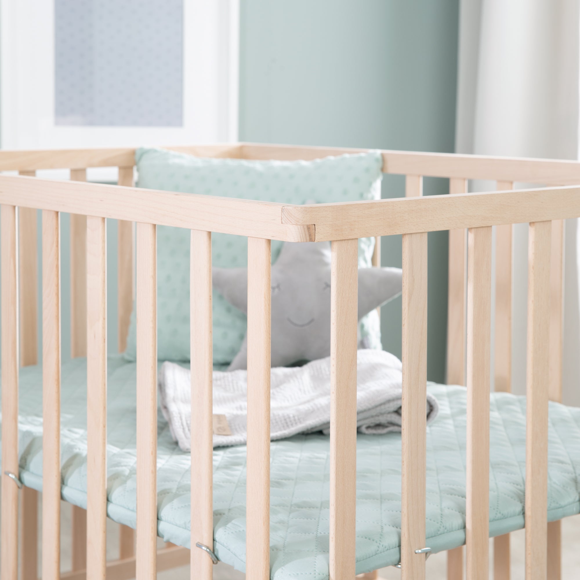 Roba 0241NAV241 Laufgitter 100x75 Frosty green Bio Buche natur - Bild 8 Roba 0241NAV241 Laufgitter 100x75 Frosty green Bio Buche natur - Produktbild 8