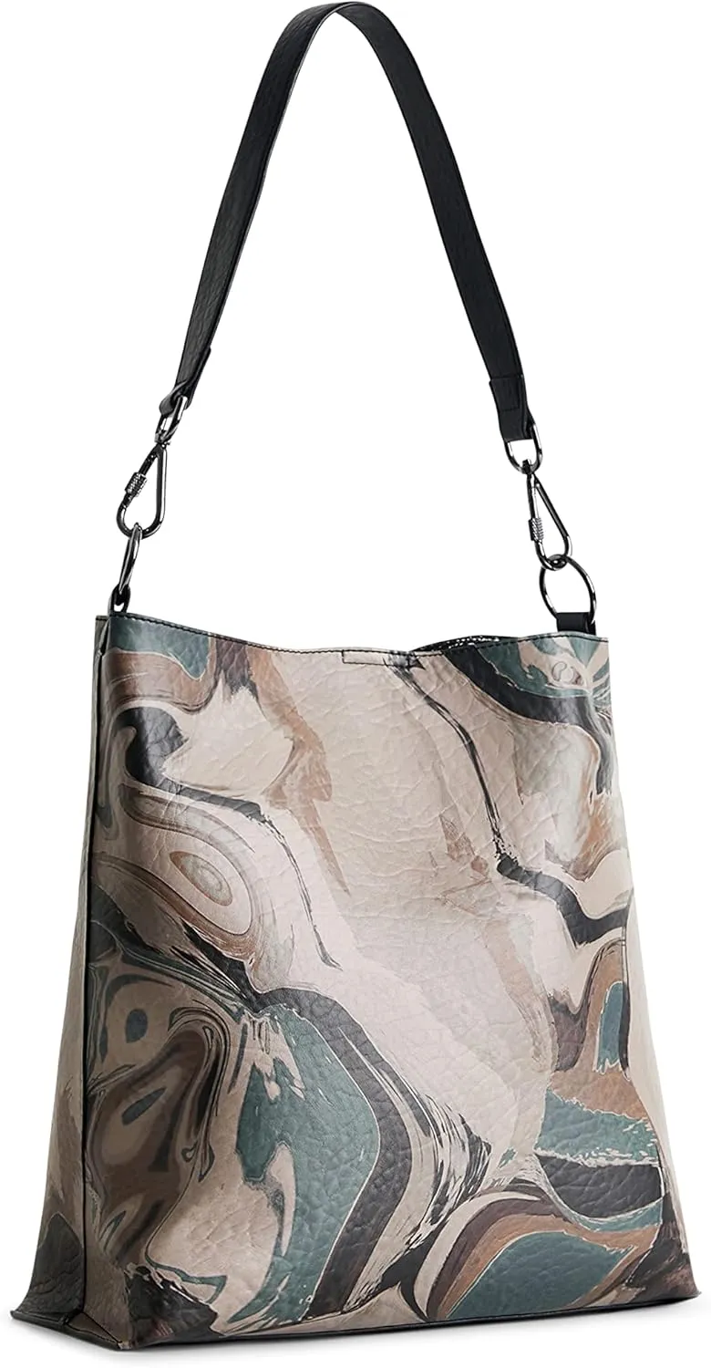 Desigual Damen „Inca Bu“ - Braun mit Camouflage-Muster 22WAXPB1 Handtasche Desigual Damen „Inca Bu“ - Braun mit Camouflage-Muster 22WAXPB1 Handtasche
