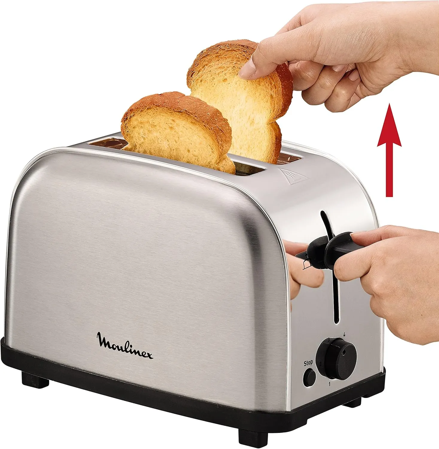 Moulinex – Classic Toaster LT330D11 - 2-Scheiben-Toaster mit 6 Bräunungsstufen Moulinex – Classic Toaster LT330D11 - 2-Scheiben-Toaster mit 6 Bräunungsstufen