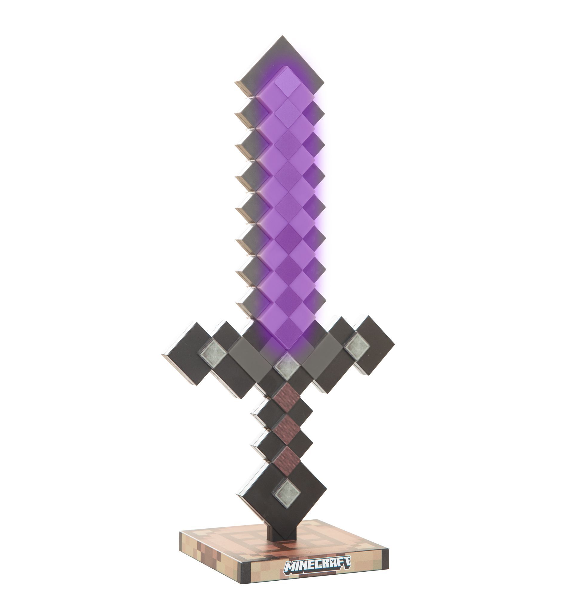 Roba 354133MC LED-Schwert 'Minecraft' Netherite - Tischlampe mit 9 Farben & Akku - Produktbild 8