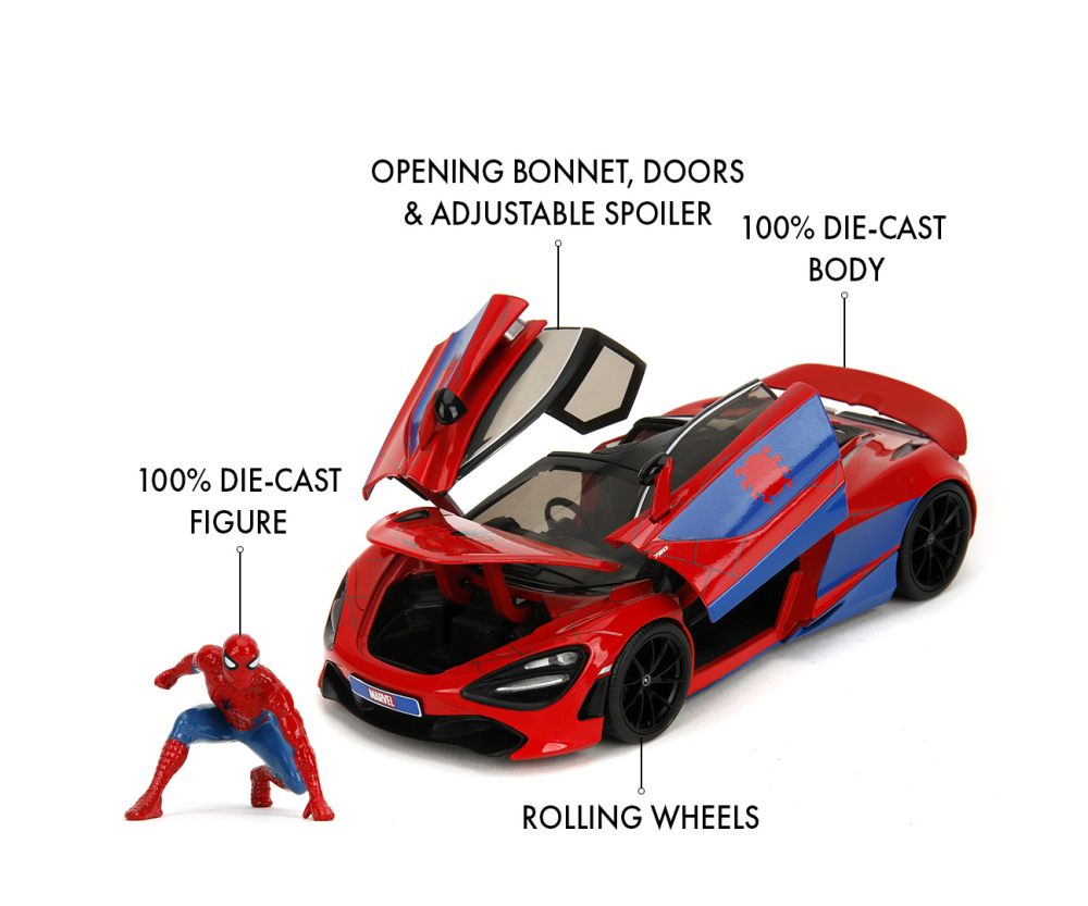 Jada Marvel Spider-Man McLaren 720S 1:24