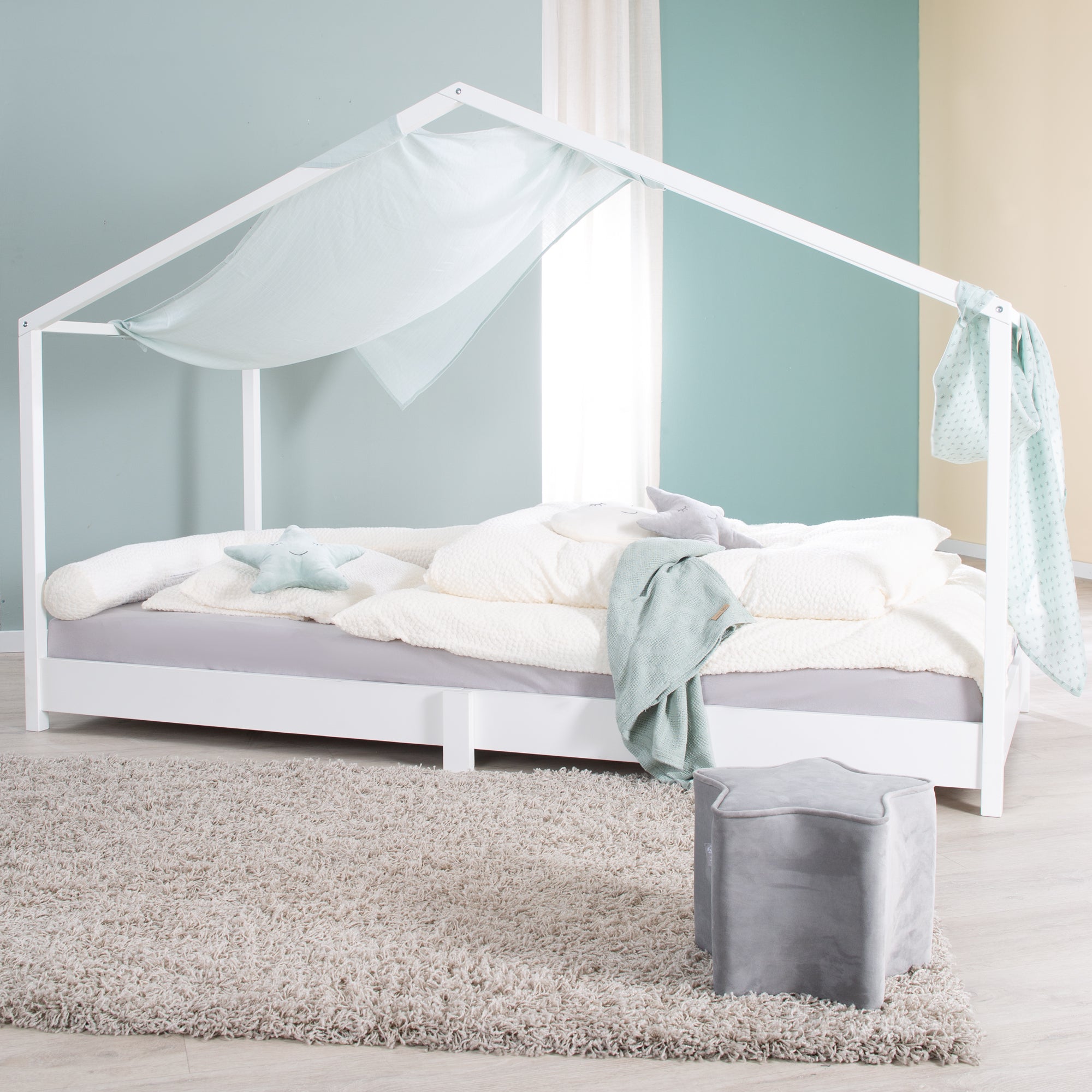 Roba 207025WE Hausbett Set weiß – Hausbetten - Bild 5 Roba 207025WE Hausbett Set weiß – Hausbetten - Produktbild 5