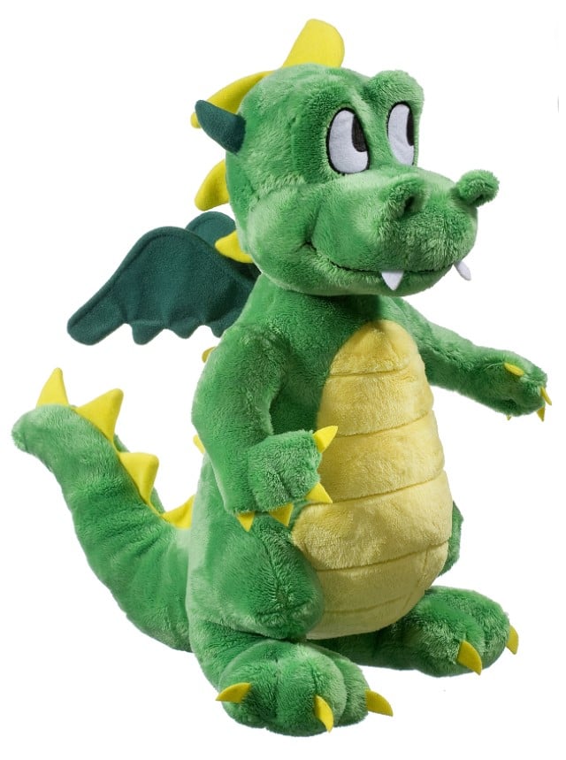 DRACHEN stehend grün
