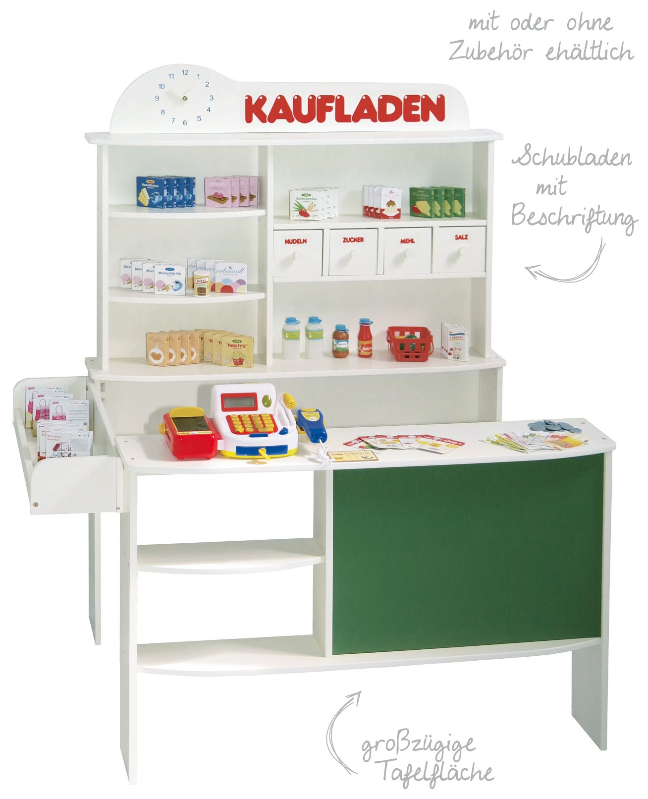 Roba 9892WZU Verkaufsstand weiß – Rollenspiel - Bild 1 Roba 9892WZU Verkaufsstand weiß – Rollenspiel - weiß - Rollenspiel - Produktbild 1