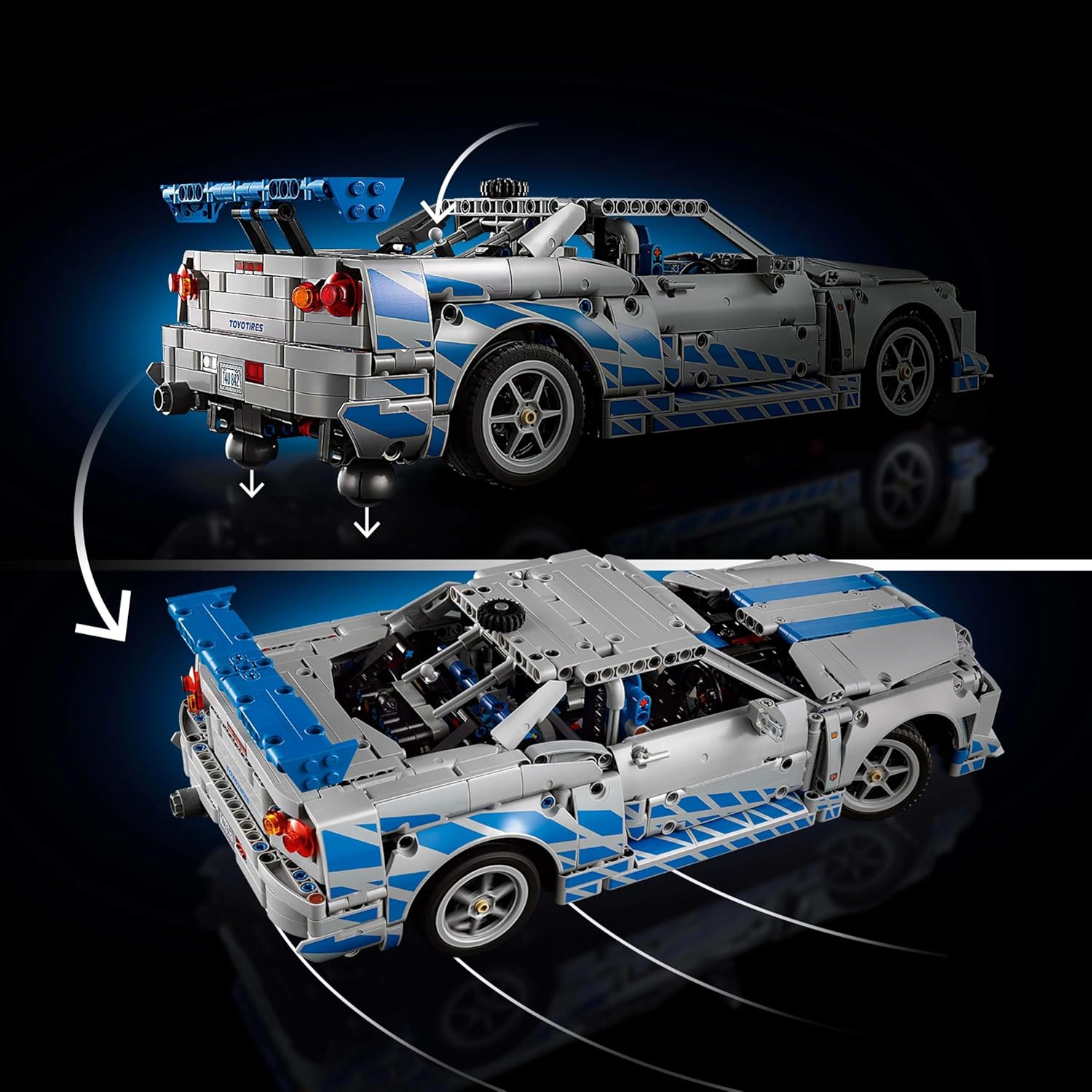 LEGO® Technic 42210 2 Fast 2 Furious Nissan Skyline GT-R Flitzer – Modell 42210 Auto, Transport, Fahrzeug