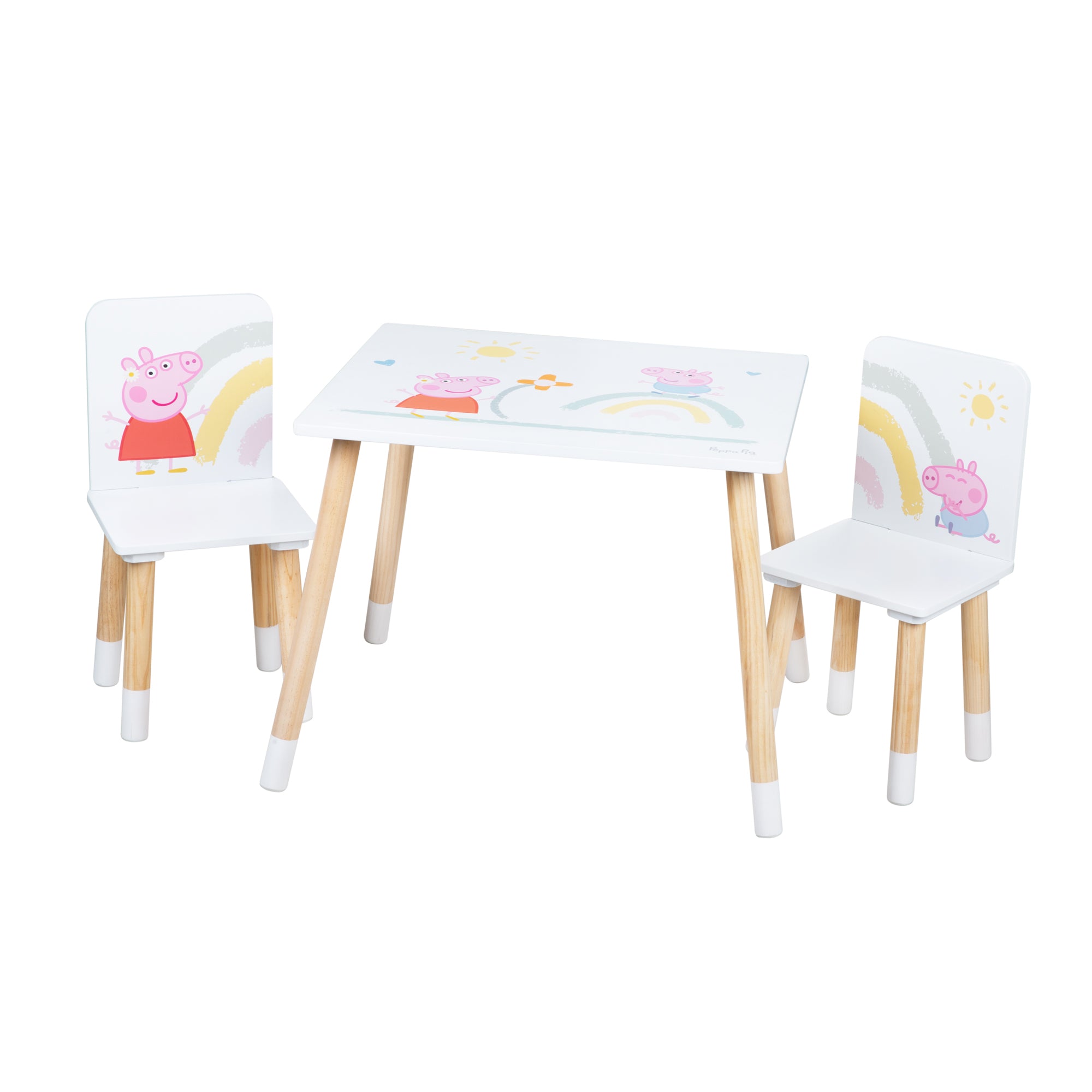 Roba 450019PP1 Kindersitzgruppe Peppa Pig weiß – Spielmöbel - Bild 1 Roba 450019PP1 Kindersitzgruppe Peppa Pig weiß – Spielmöbel - weiß - Spielmöbel - Produktbild 1