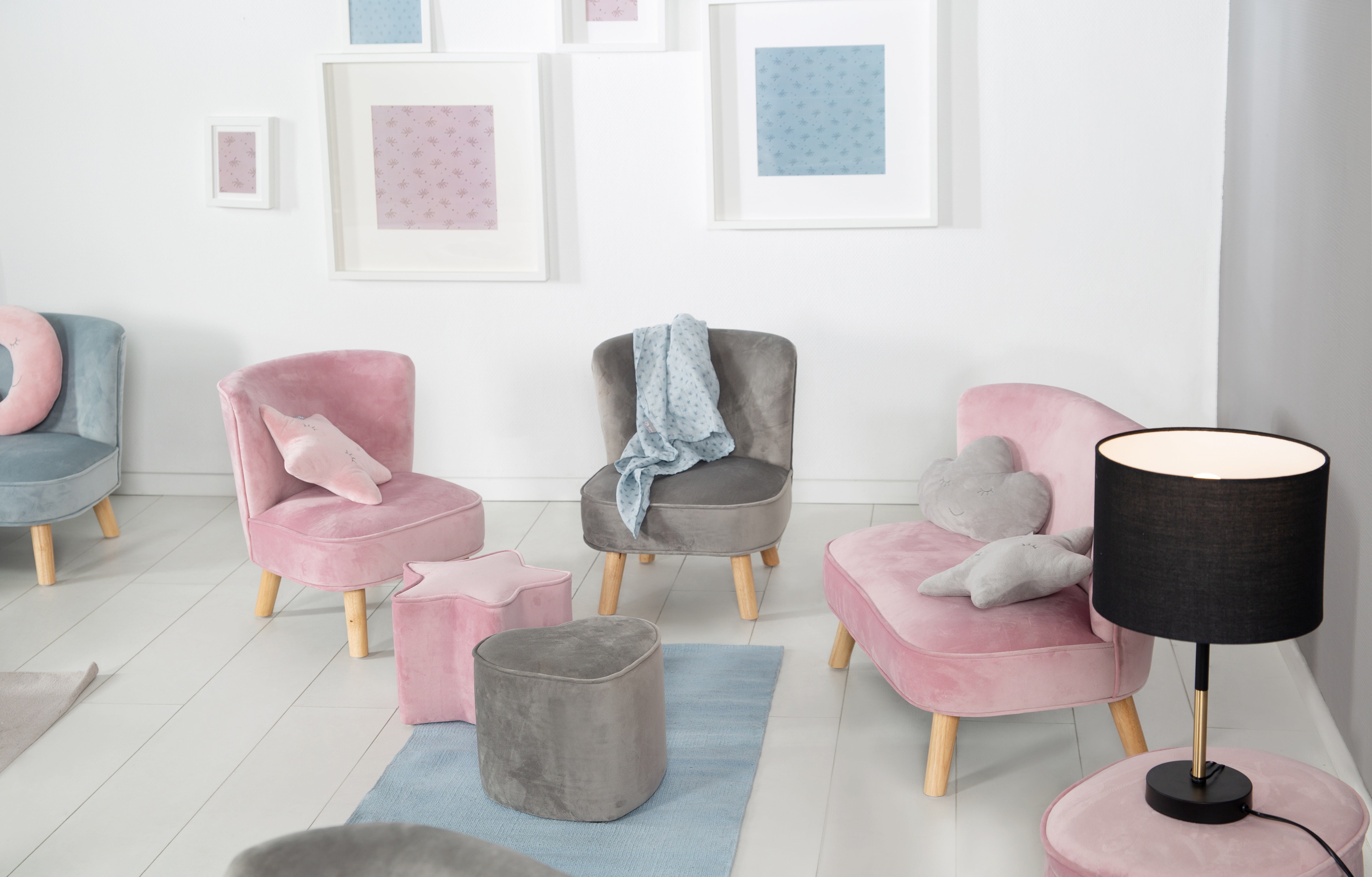 Roba 450110MA Kindersofa mauve – Spielmöbel - Bild 9 Roba 450110MA Kindersofa mauve – Spielmöbel - Produktbild 9