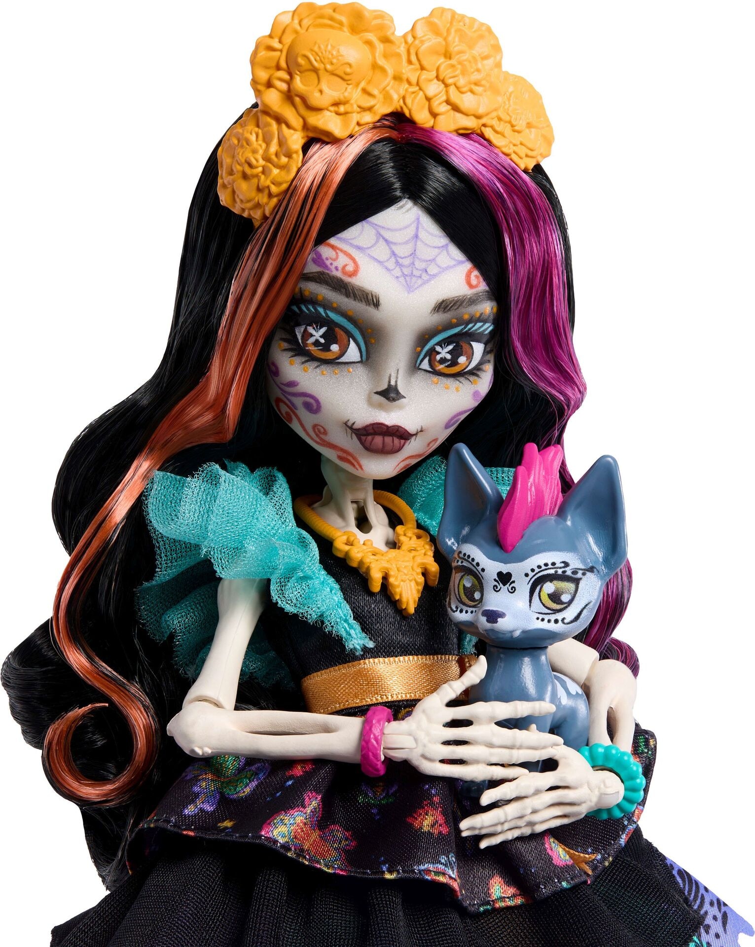 Monster High Skelita Puppe - Mattel - MATTEL JHK34 Puppe - Mattel - Monster High Skelita Puppe - Modell MATTEL JHK34 Produktbild fuer Online-Shop