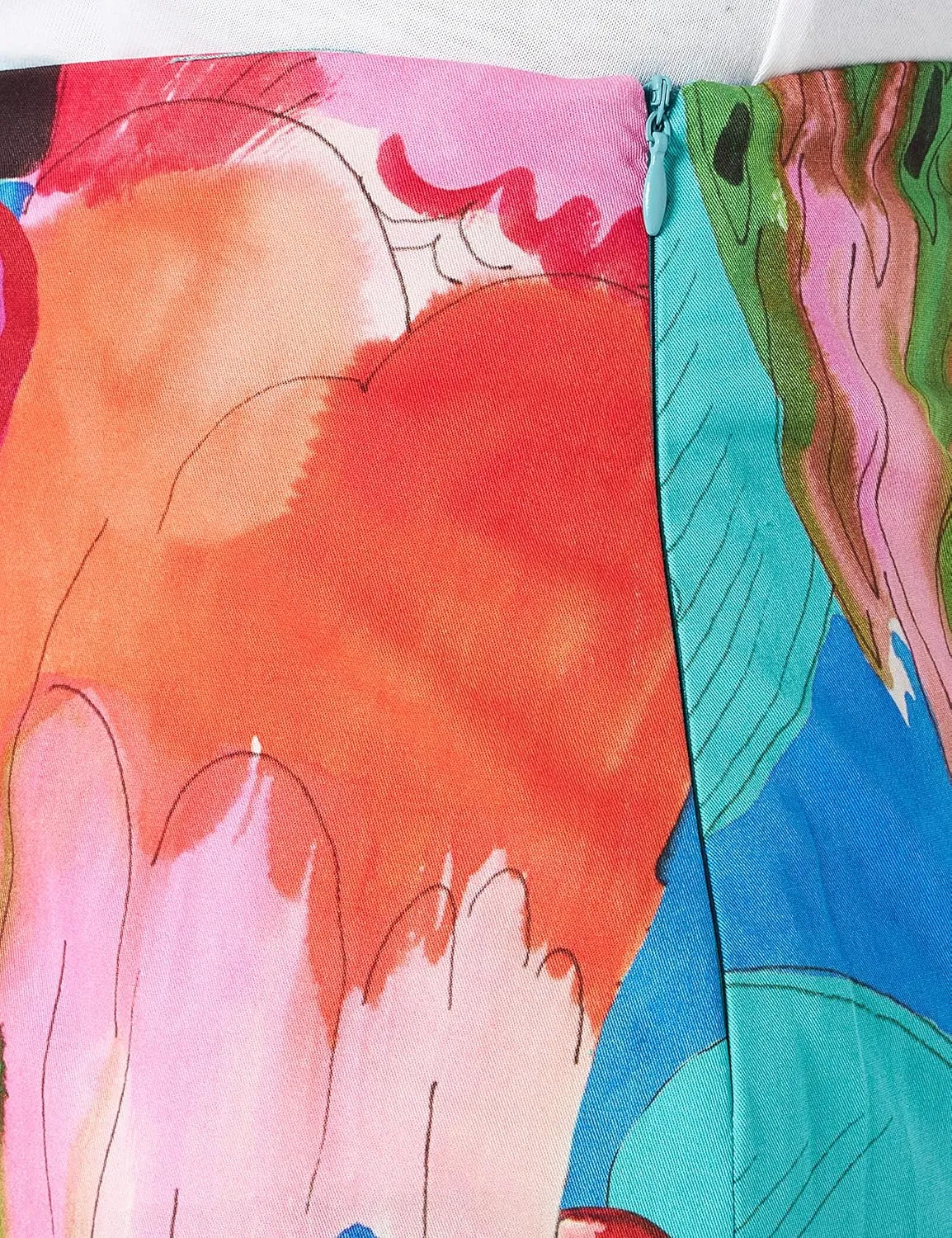 Desigual Damen Minirock „Tropical Love Me“ - Mehrfarbig 22SWFW13 GR. L