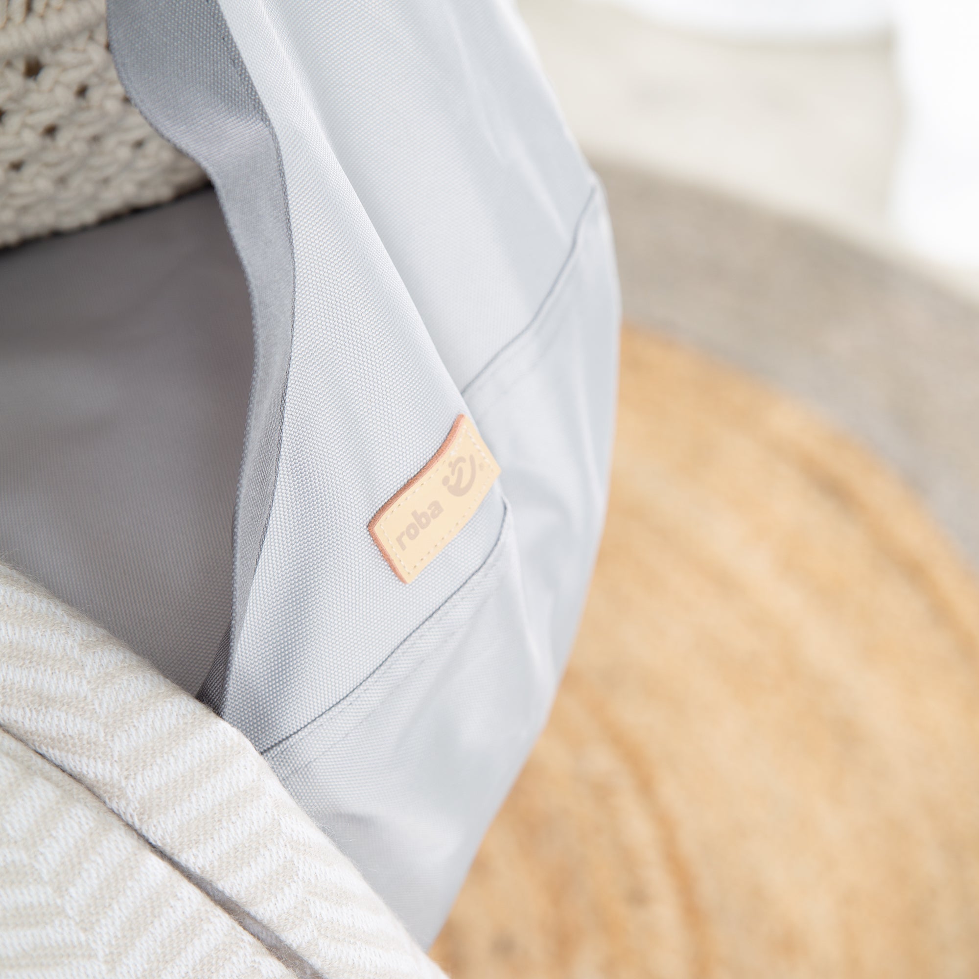 Roba 97218T Hängesack grau – Wippe & Hängesitze - Bild 5 Roba 97218T Hängesack grau – Wippe & Hängesitze - Produktbild 5