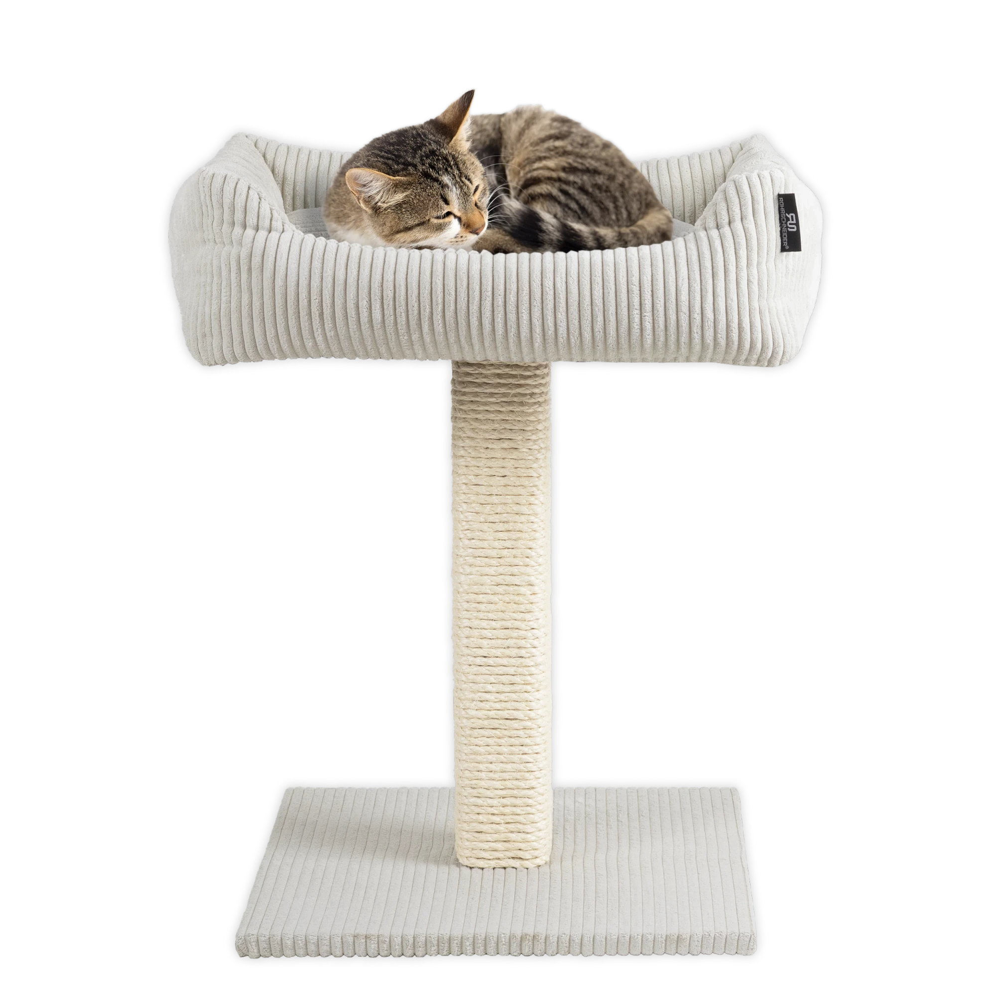 Rohrschneider RS 22376 Katzenbaum Kuschelsofa – Kratz- und Liegeelement