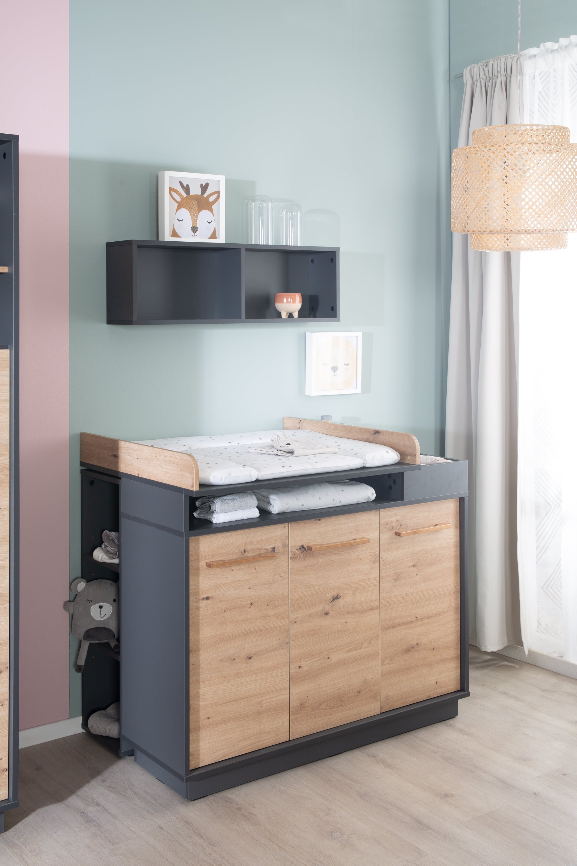 Roba 1731849 Wickelkommode breit Lenn anthrazit - Bild 12 Roba 1731849 Wickelkommode breit Lenn anthrazit - Produktbild 12