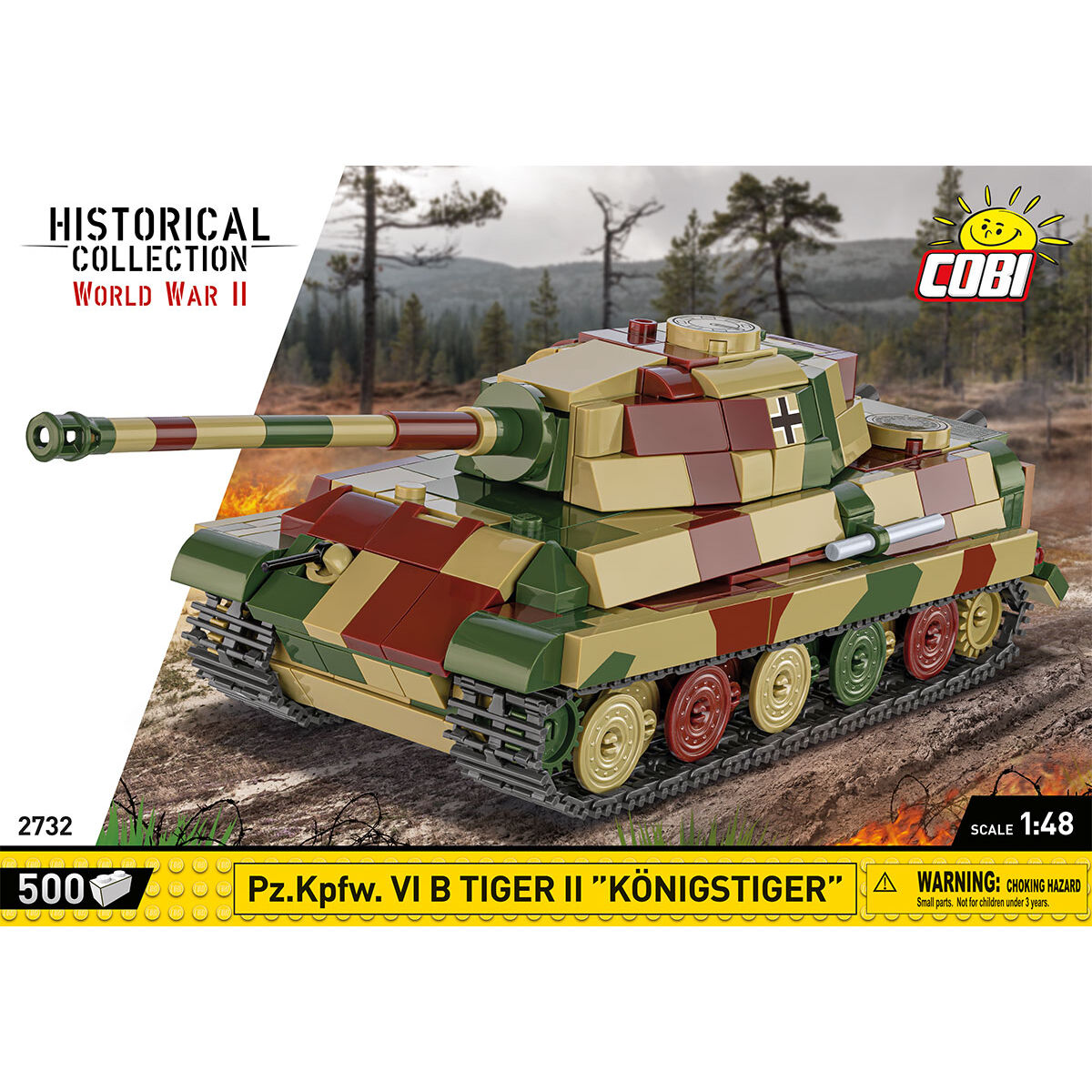 COBI 2732 - PZ.KPFW. VI B TIGER II Königstiger 1:48 - Bild 3 COBI 2732 - PZ.KPFW. VI B TIGER II Königstiger 1:48 - Bild 3
