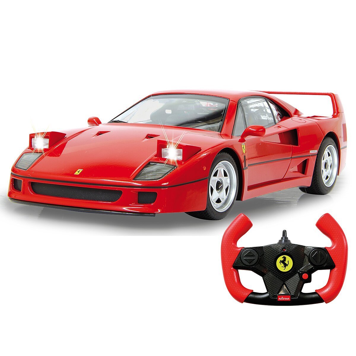JAMARA Ferrari F40 1:14 rot 2,4GHz Klappscheinw. fernbedienbar ab 6 Jahren