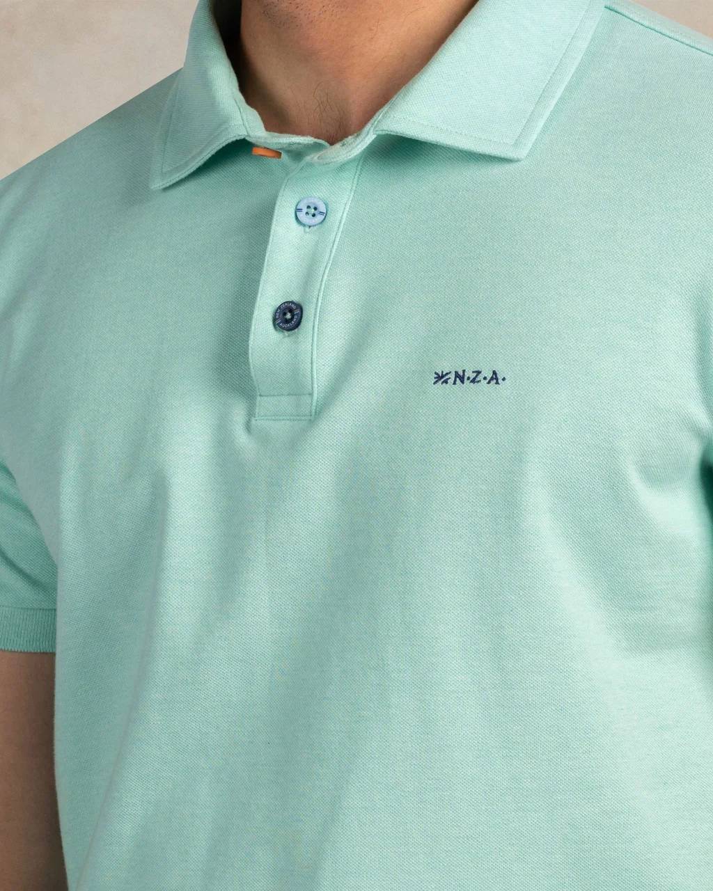 NZA 26CN150PM/L Poloshirt - Türkis - L