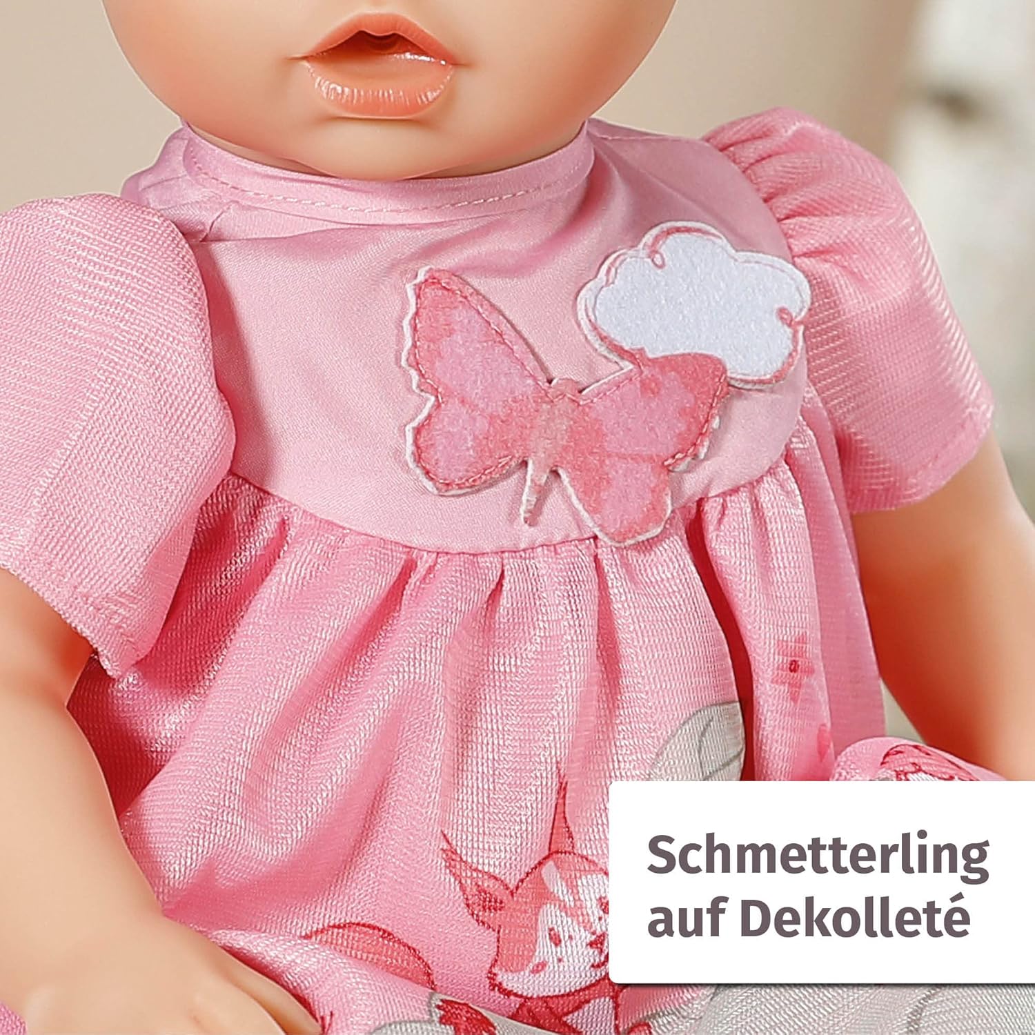 Baby Annabell Kleid rosa Eichhörnchen