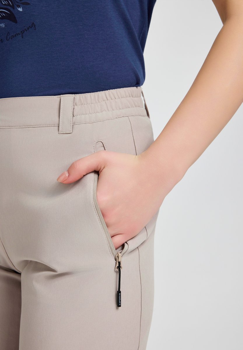 ICEPEAK 954503522I BEAUFORT Outdoor-Shorts Damen Beige Gr. 40