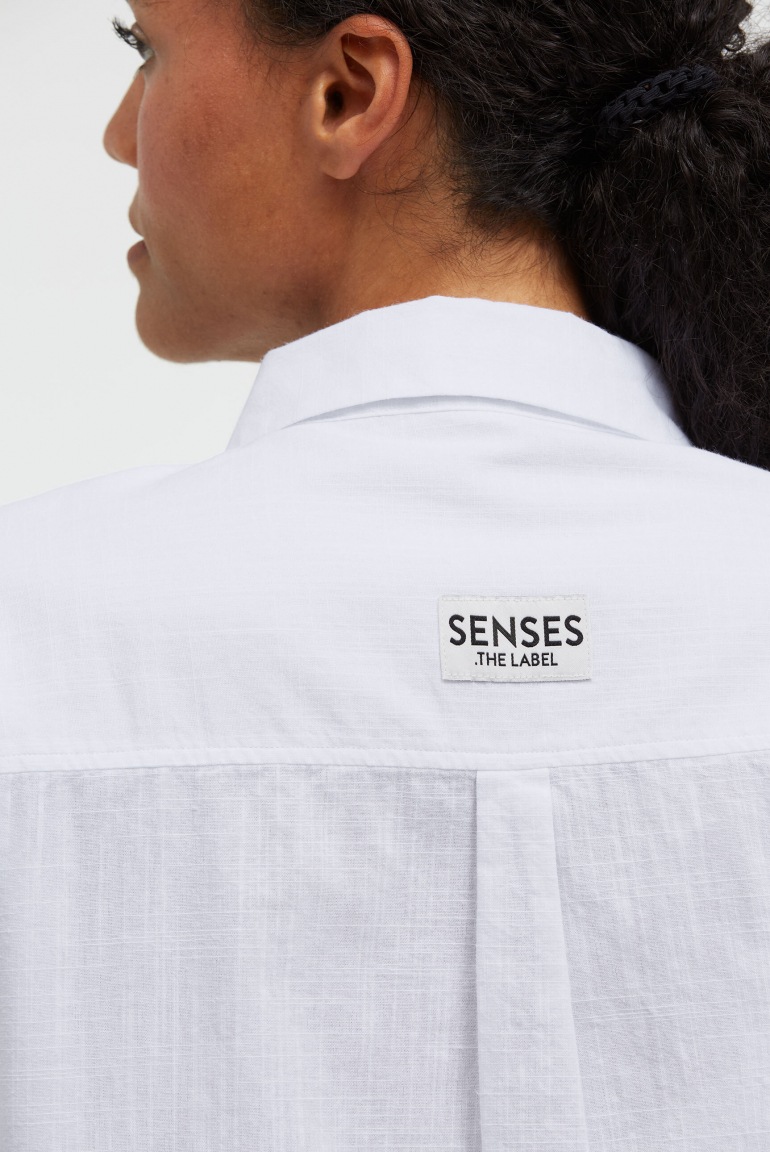 SENSES Kurzarm-Bluse B:EL Cropped opticwhite SENSES Kurzarm-Bluse B:EL Cropped opticwhite