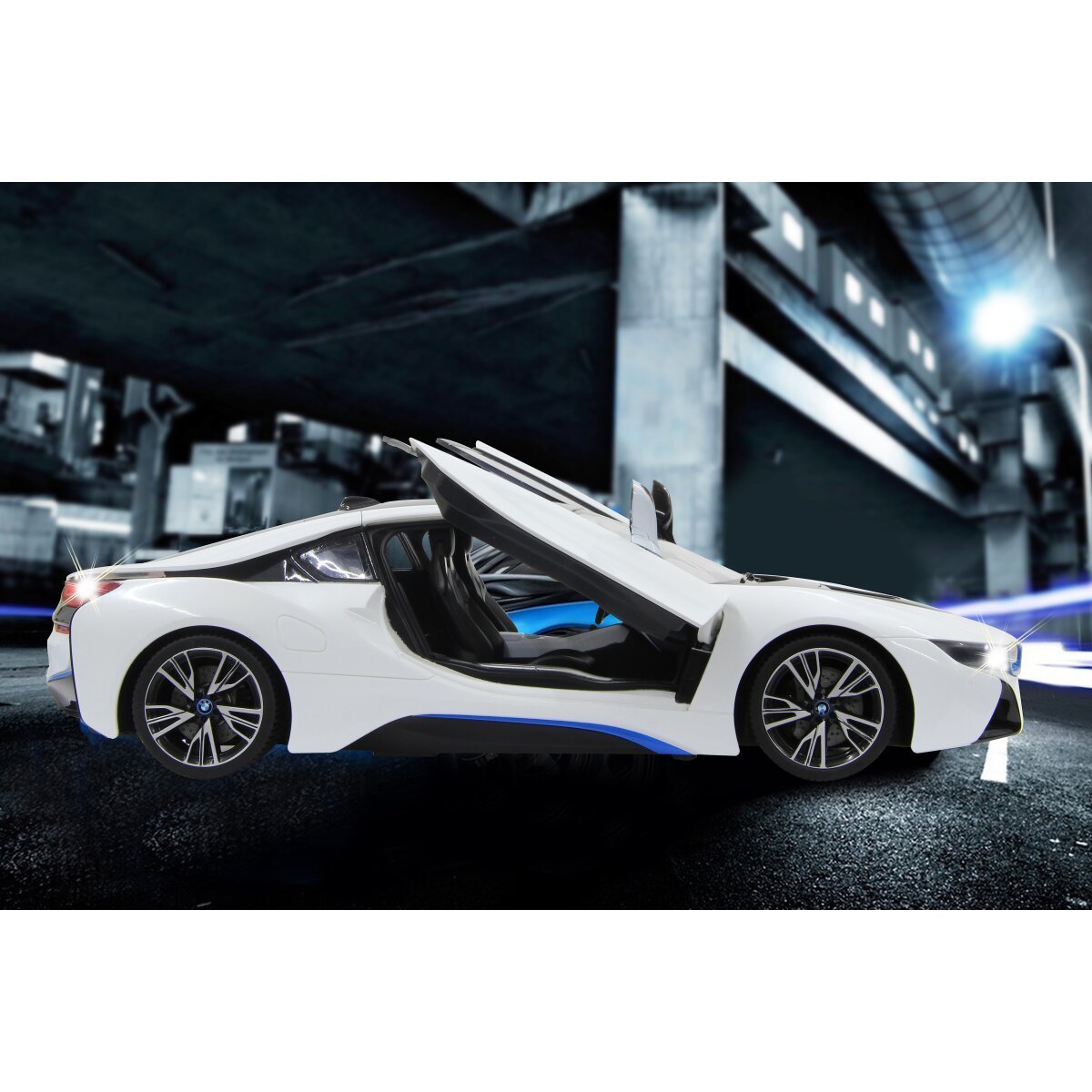 JAMARA BMW I8 1:14 weiss 2,4GHz Tür fernbedienbar ab 6 Jahren JAMARA BMW I8 1:14 weiss 2,4GHz Tür fernbedienbar ab 6 Jahren