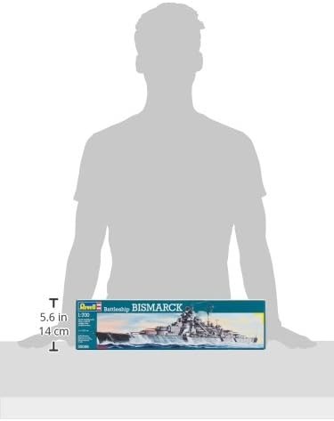 Revell 05098 Battleship Bismarck Modellbausatz 1:700 Revell 05098 Battleship Bismarck Modellbausatz 1:700
