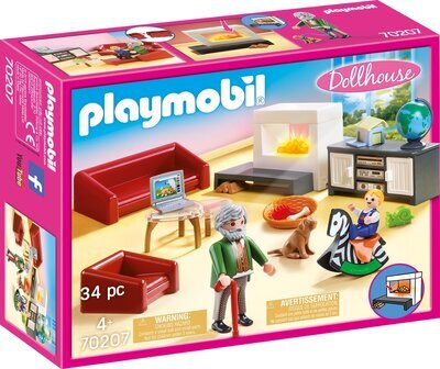 PLAYMOBIL 70207 Gemütliches Wohnzimmer PLAYMOBIL, 70207, Gemütliches, Wohnzimmer, Person, Computer, Elektronik, Laptop, PC