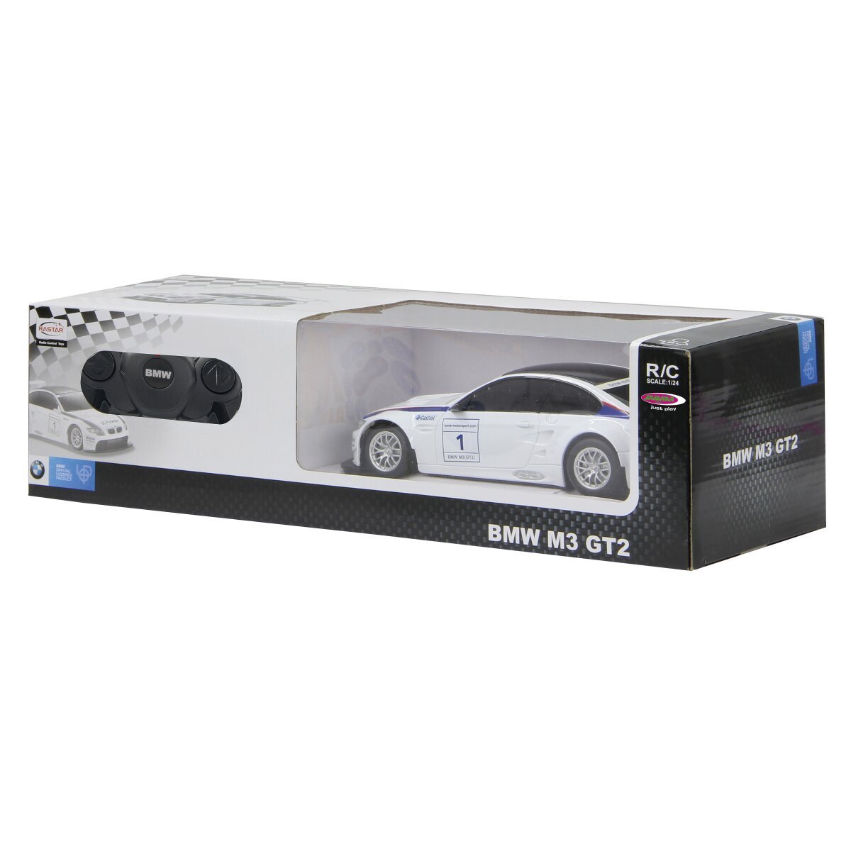 JAMARA BMW M3 Sport 1:24 weiss 2,4GHz ab 6 Jahren JAMARA BMW M3 Sport 1:24 weiss 2,4GHz ab 6 Jahren